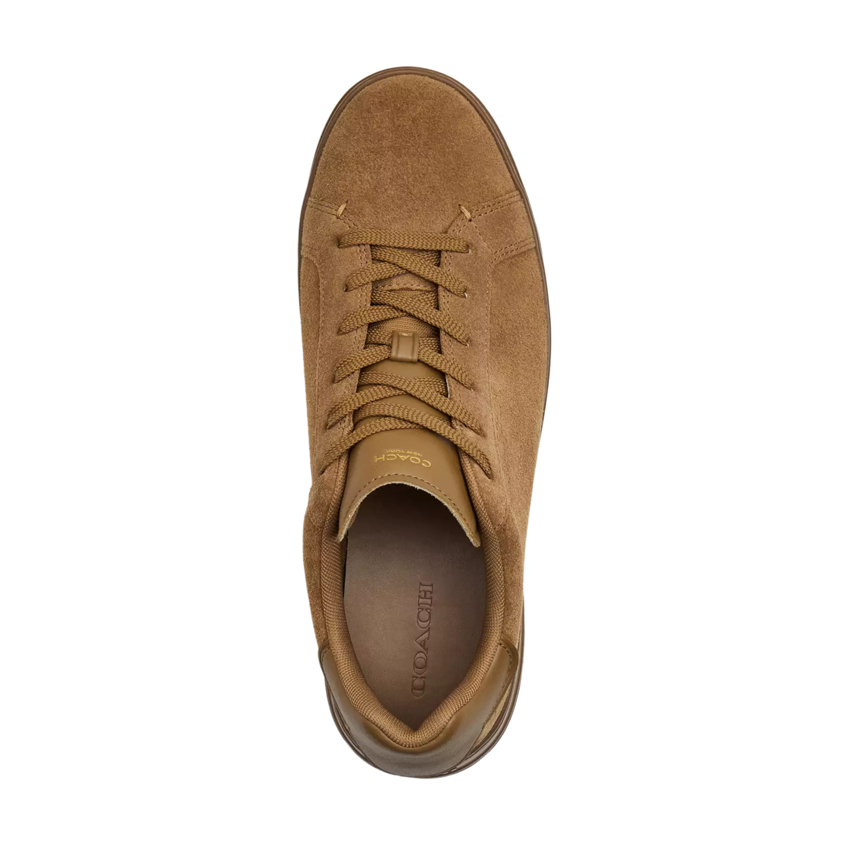 COACH Men's High Line Sneaker - Suede Coconut