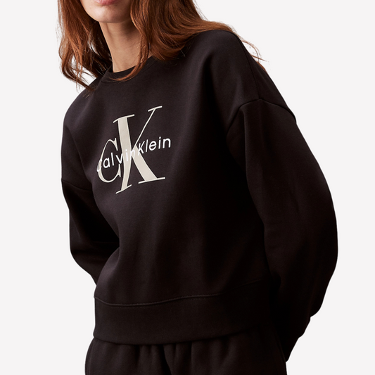 Calvin Klein Women Crewneck Sweatshirt - Black Beauty