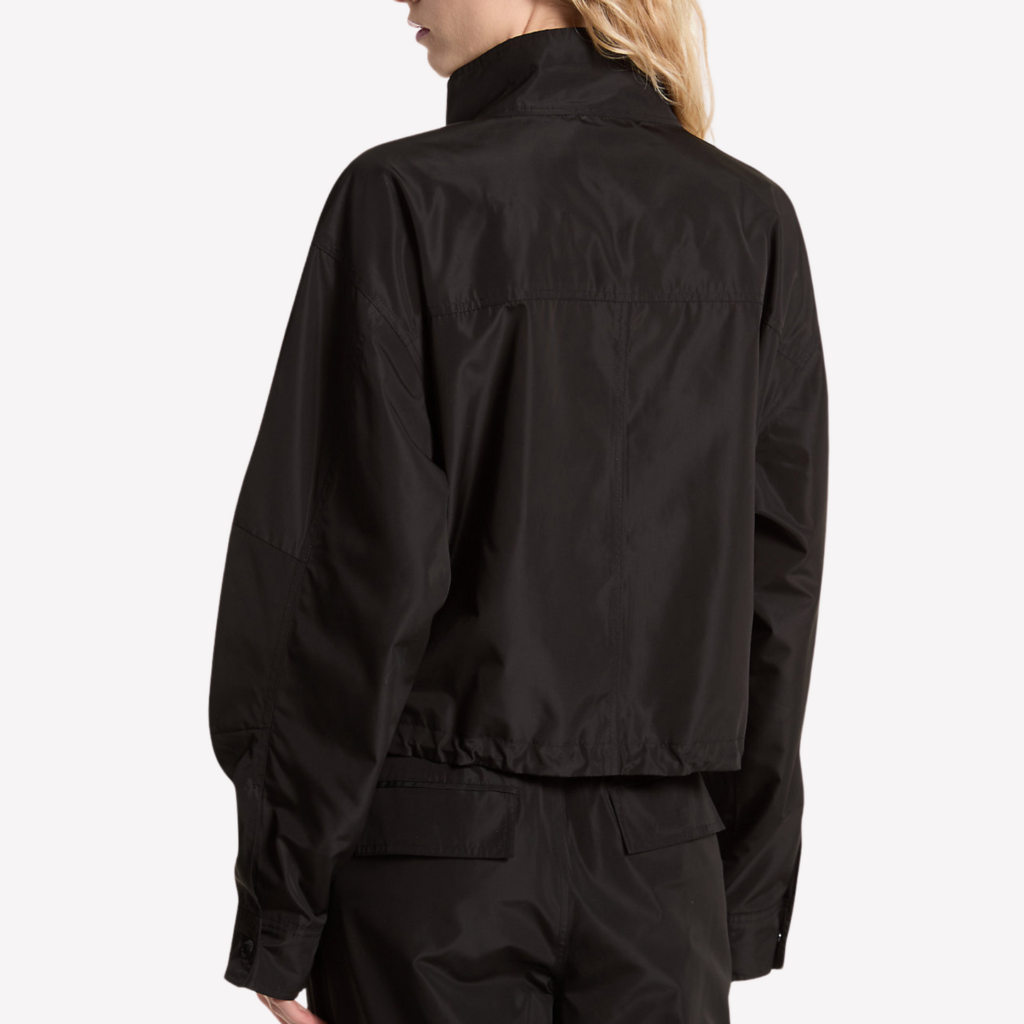 Michael Kors Women Woven Anorak - Black