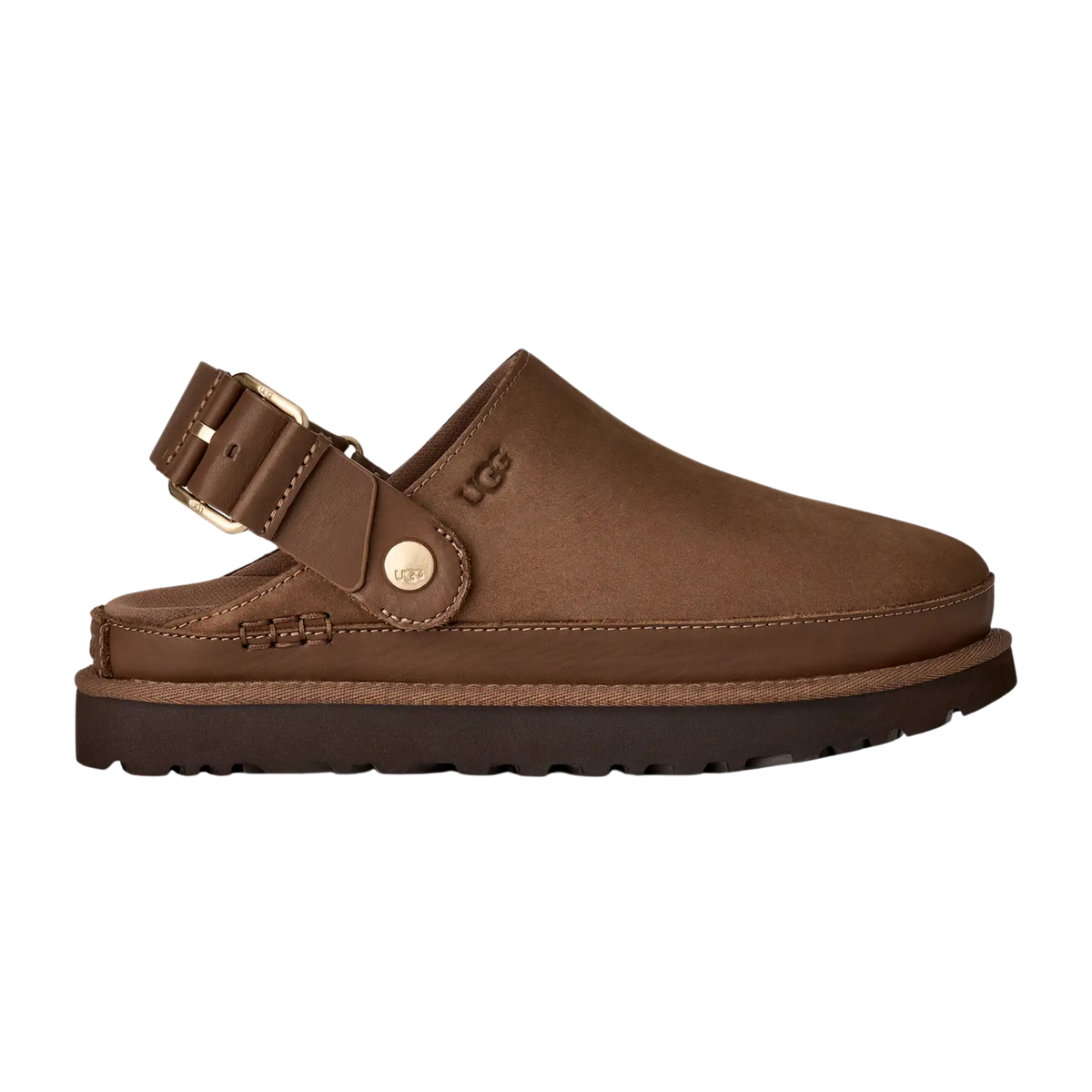 UGG Women Goldenstar Villa Clog - Dark Chestnut