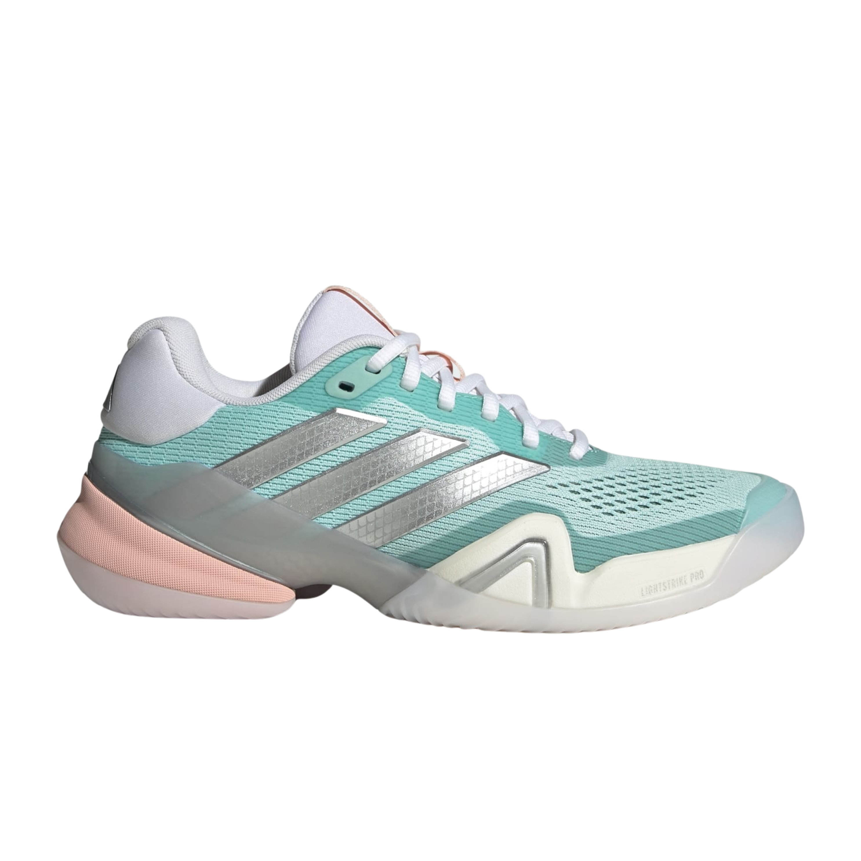 Adidas Women Barricade 14 - Semi Flash Aqua Silver Metallic