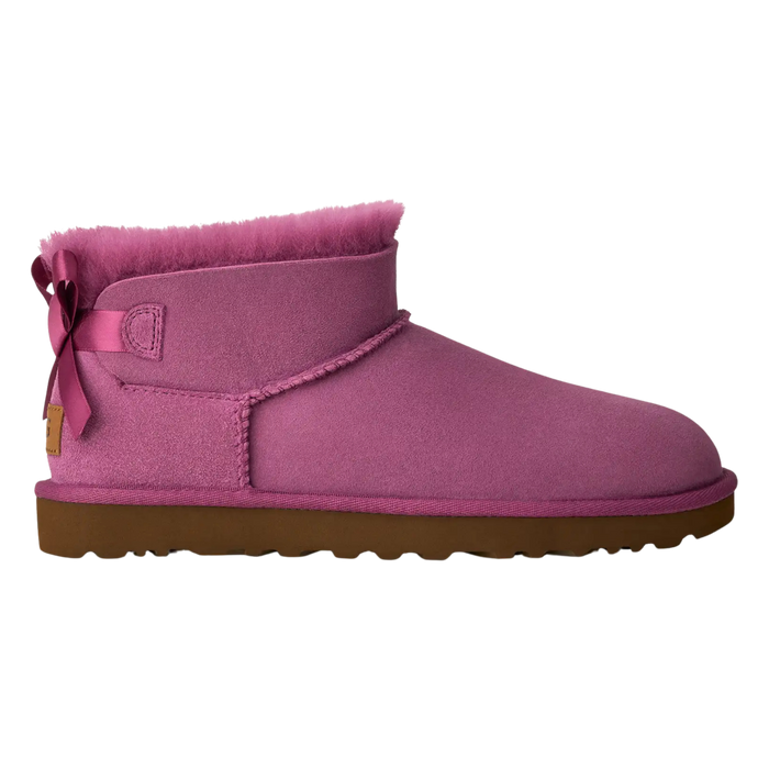 UGG Women Ultra Mini Bailey Bow - Dark Winterberry