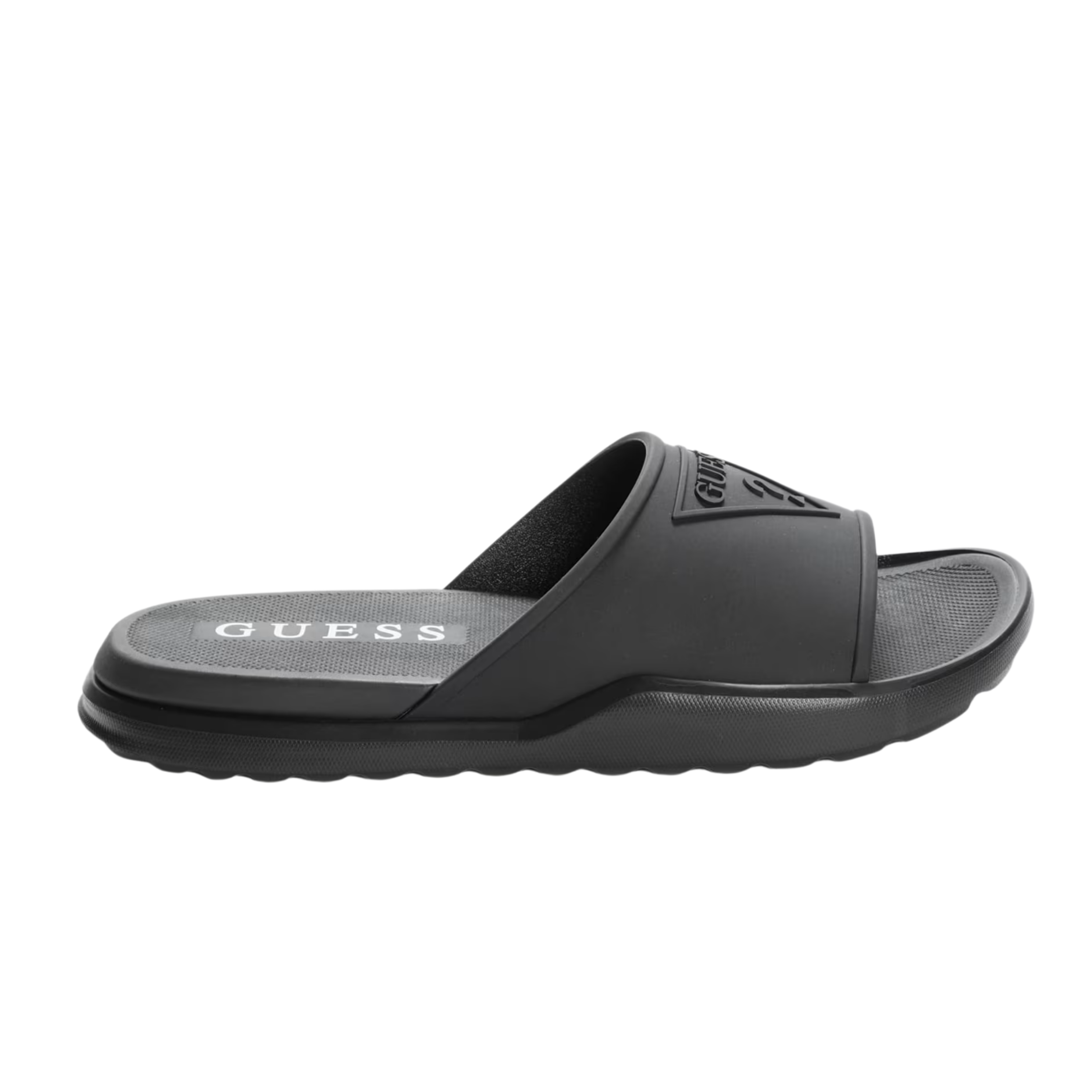 Guess Men Marith Pool Slides - Black