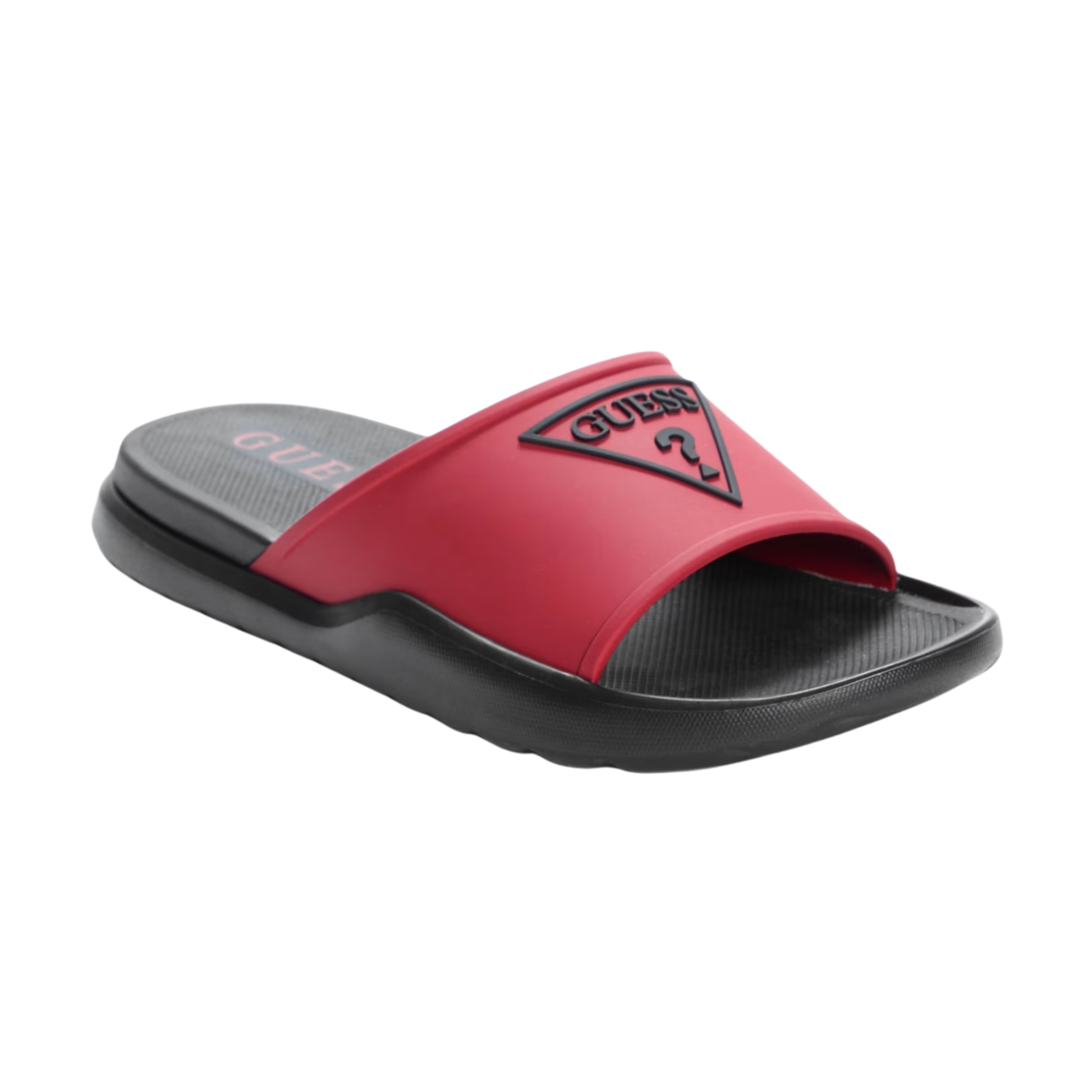 Guess Men Marith Pool Slides - Red