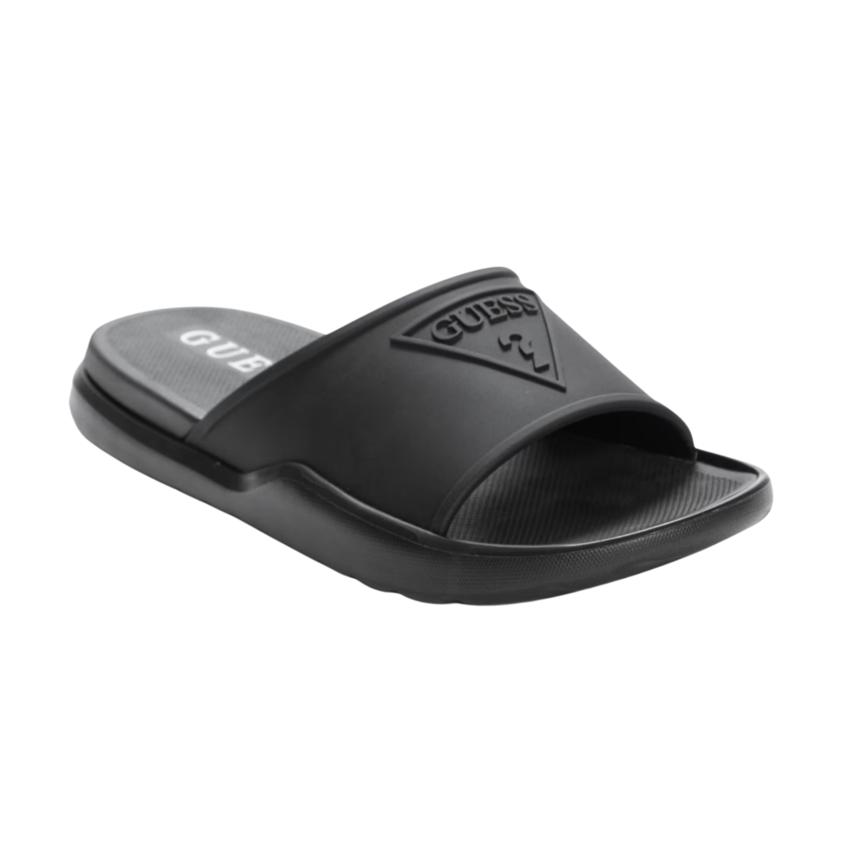 Guess Men Marith Pool Slides - Black