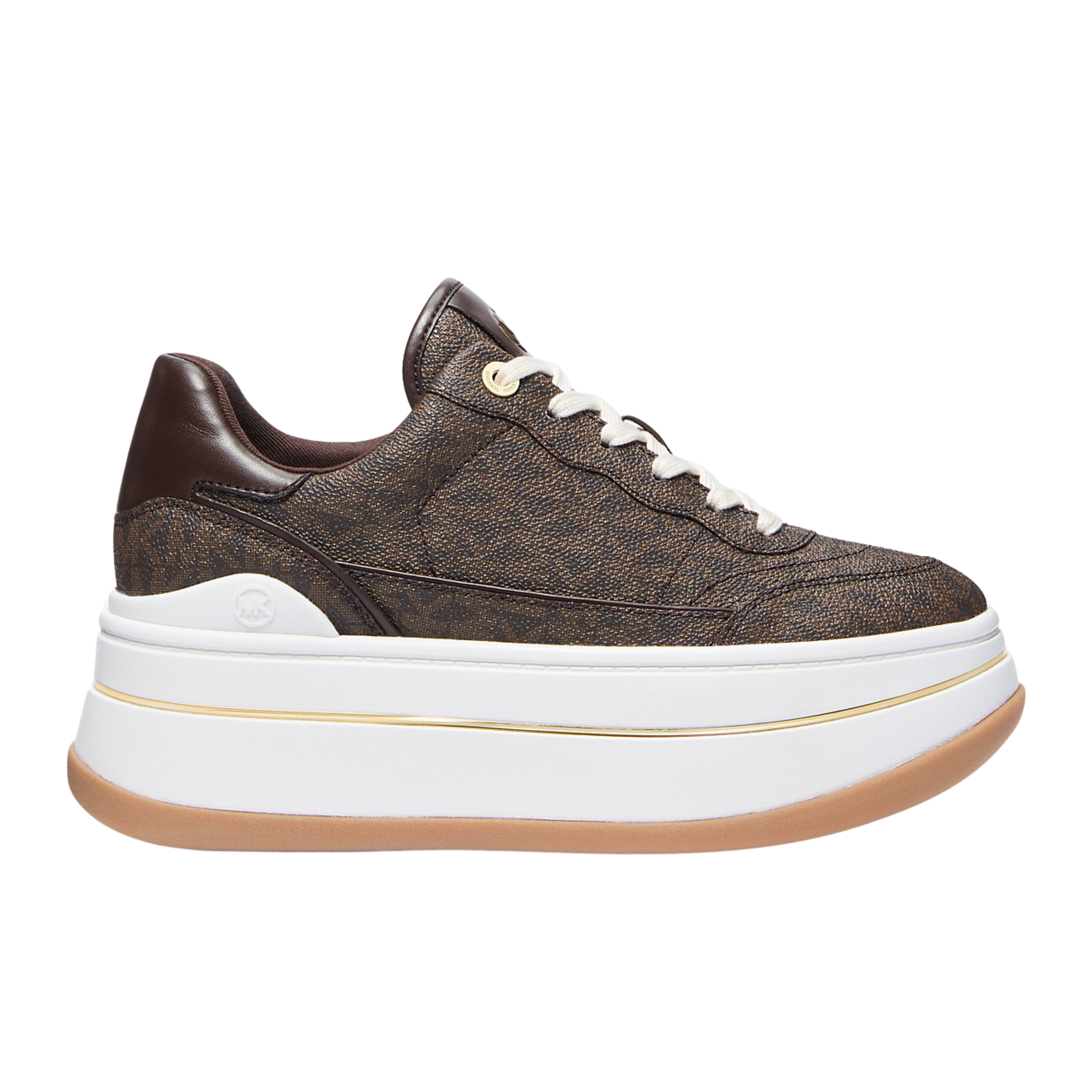Michael Kors Women Hayes Platform Sneaker - Brown