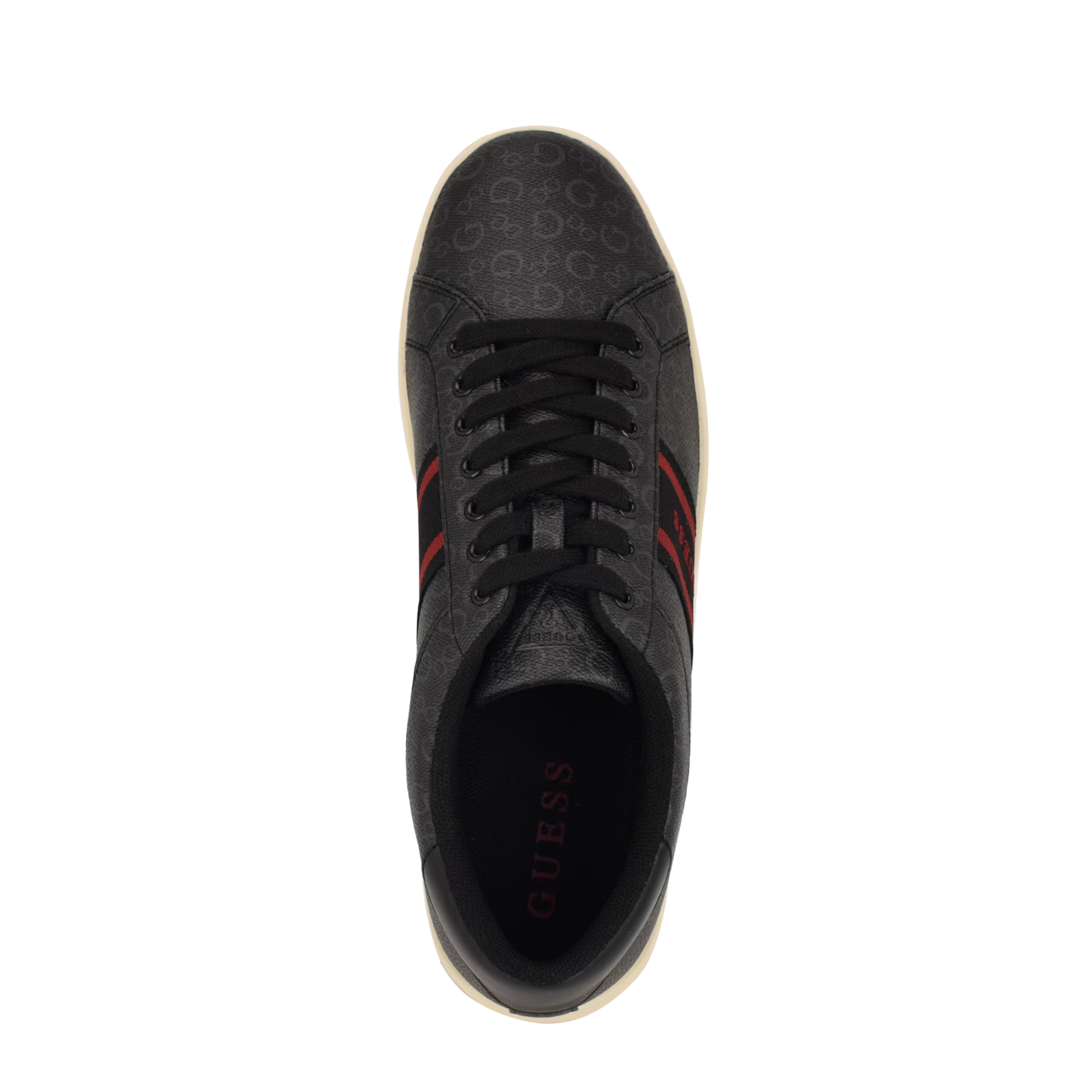 Guess Men Locey Striped Low-Top - Black