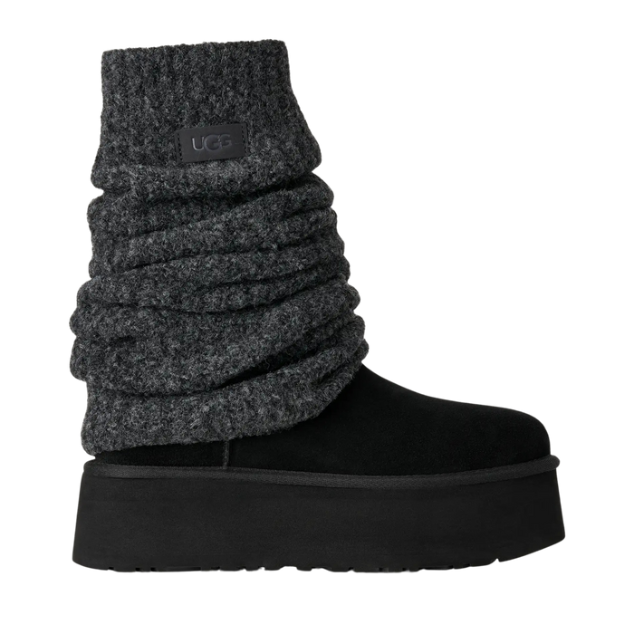 UGG Women Classic Mini Dipper Legwarmer - Black