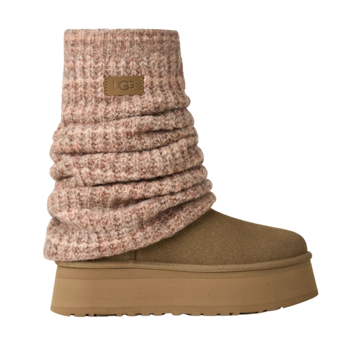 UGG Women Classic Mini Dipper Legwarmer - Light Bronze