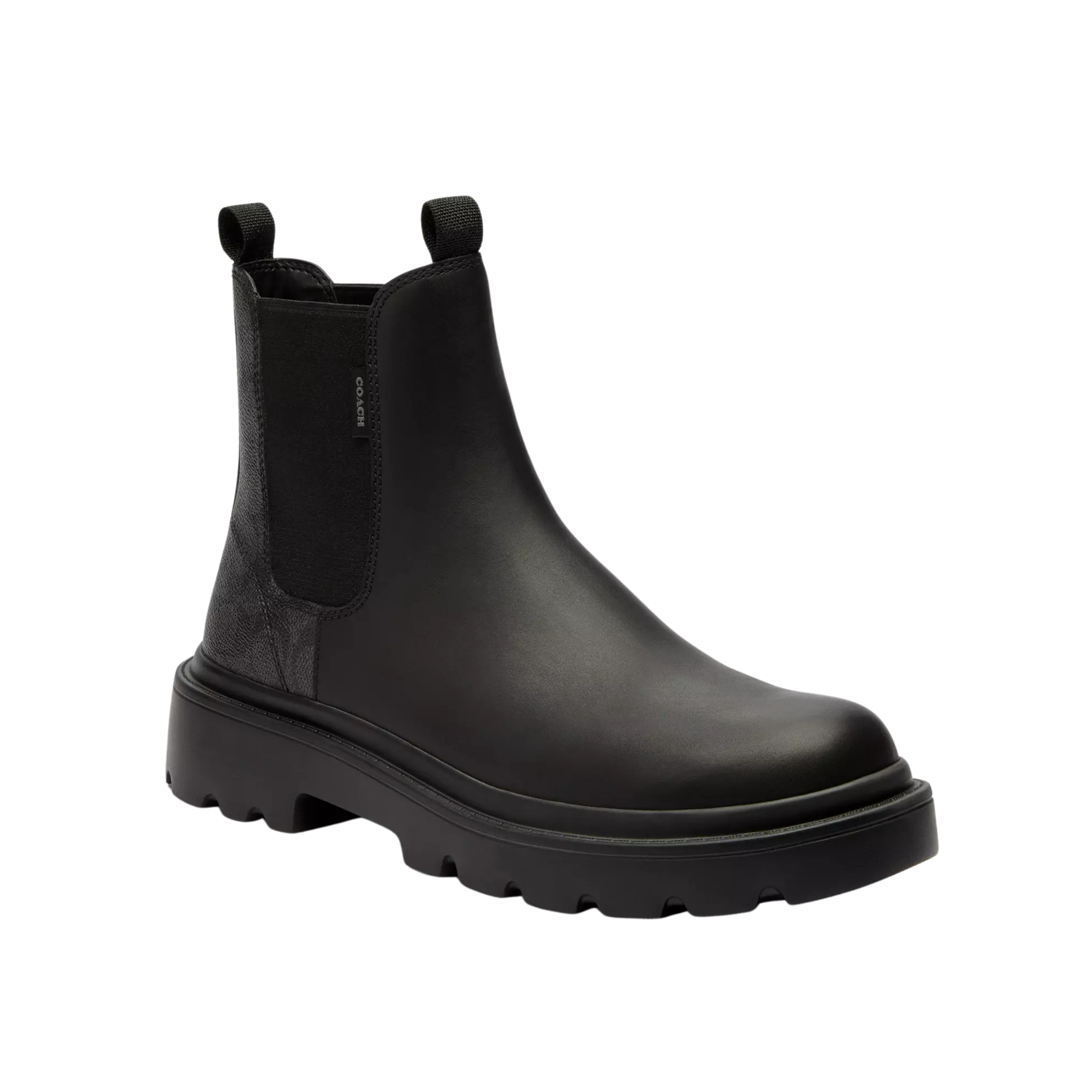 COACH Men's Chelsea Boot - Charcoal Black