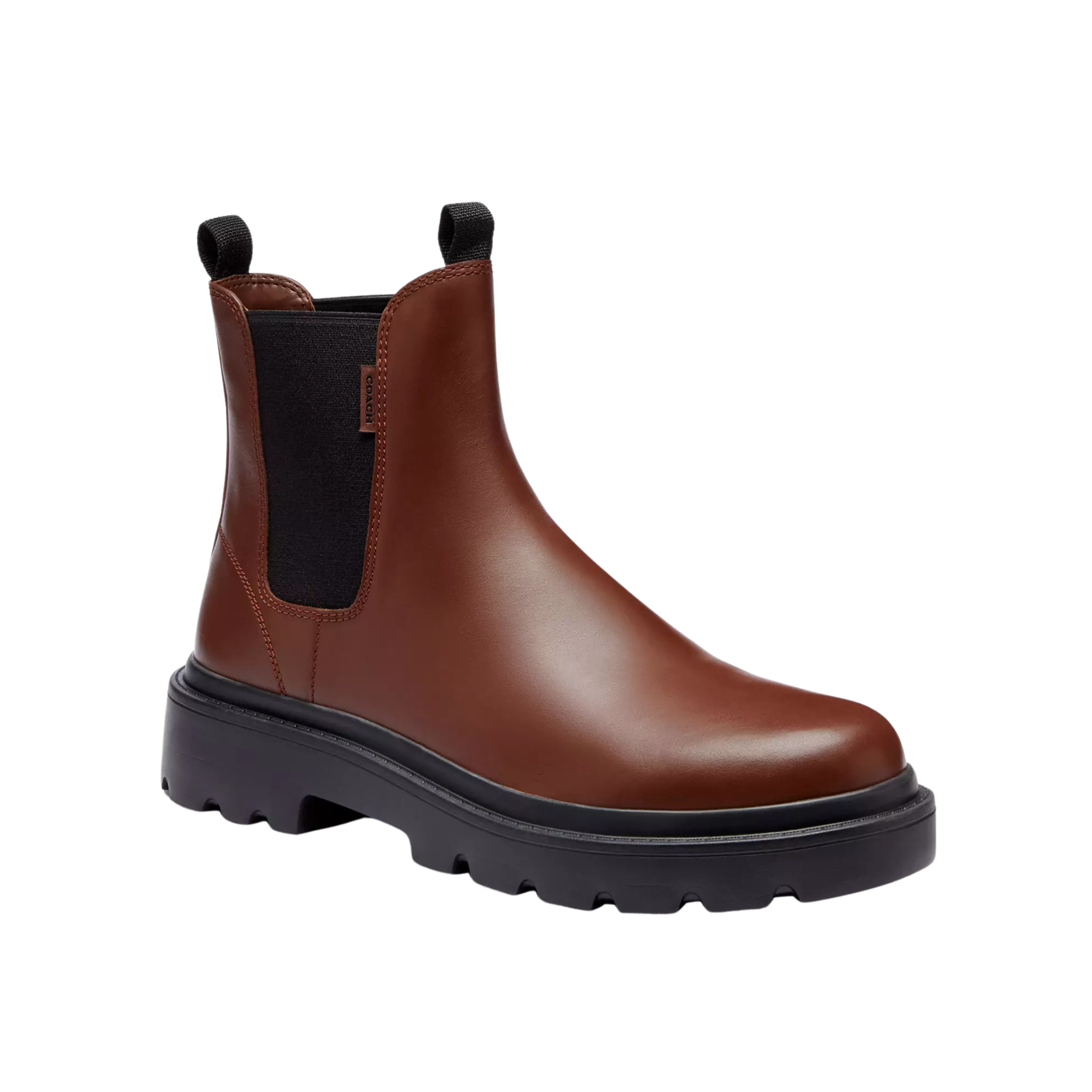 COACH Men's Chelsea Boot - Vintage Brown Black
