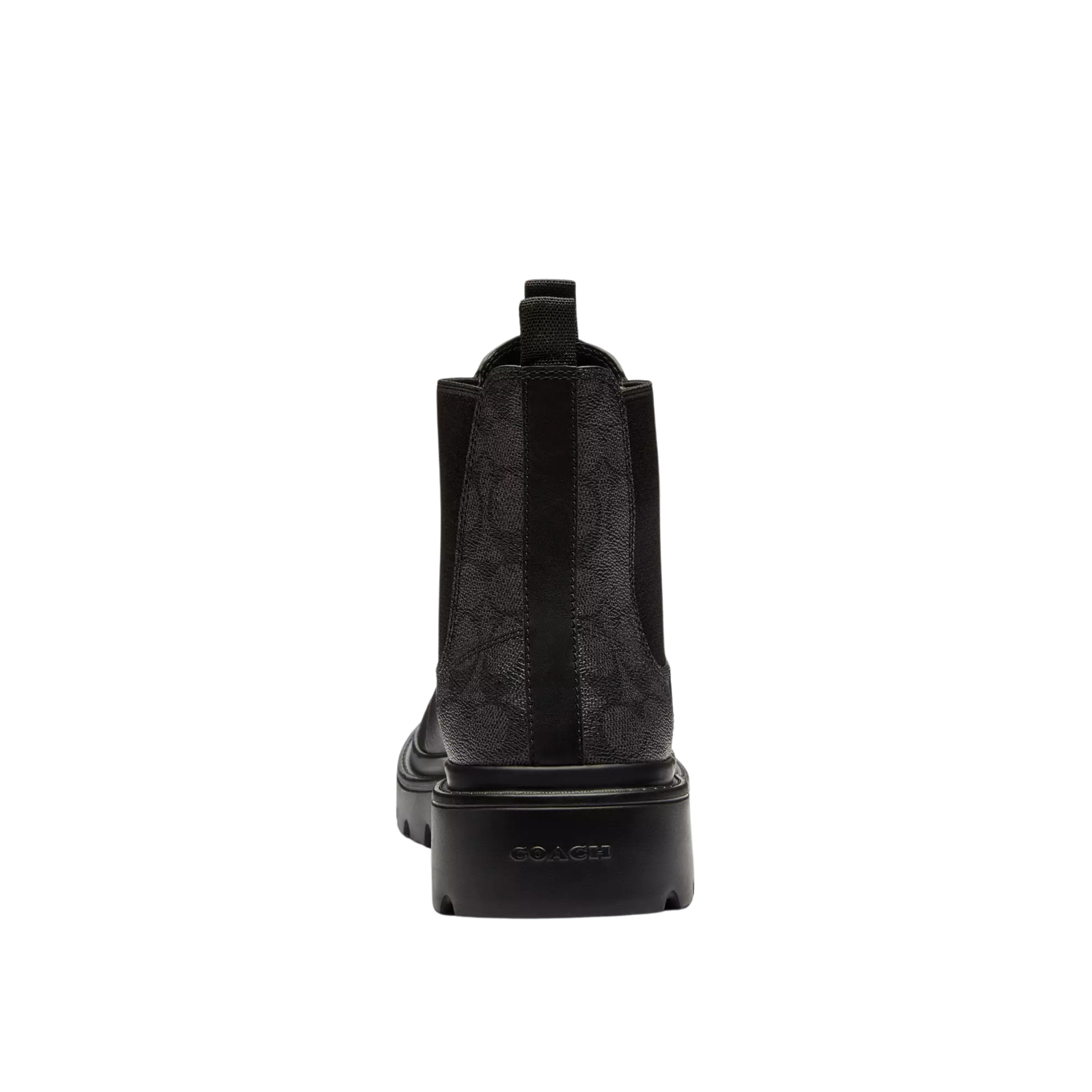 COACH Men's Chelsea Boot - Charcoal Black