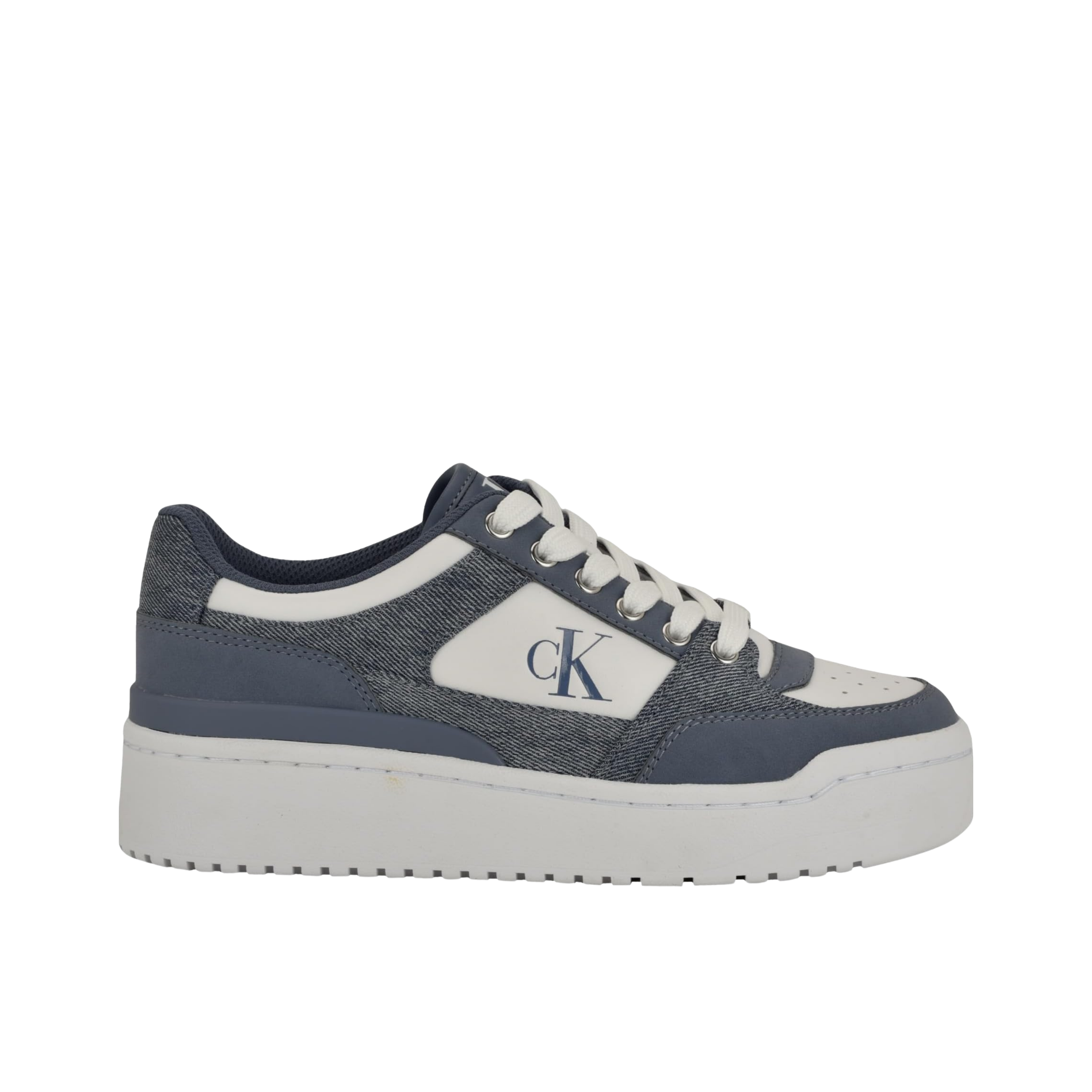 Calvin Klein Women Alondra Sneaker - White Navy