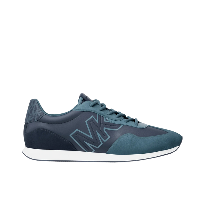 Michael Kors Men Essex Mixed Media Trainer - Cornflower