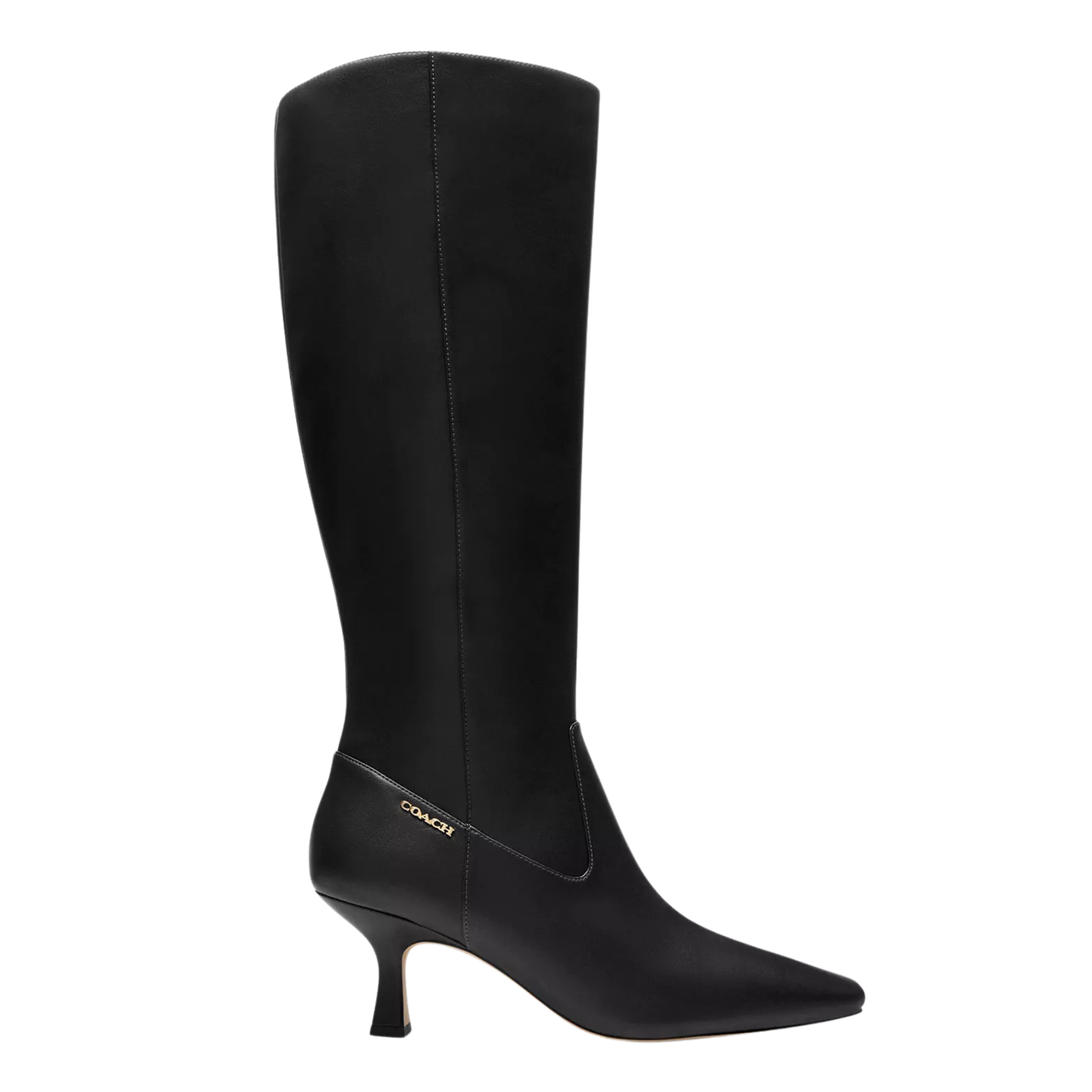 COACH Women's Kitten Heel Tall Boot - Black