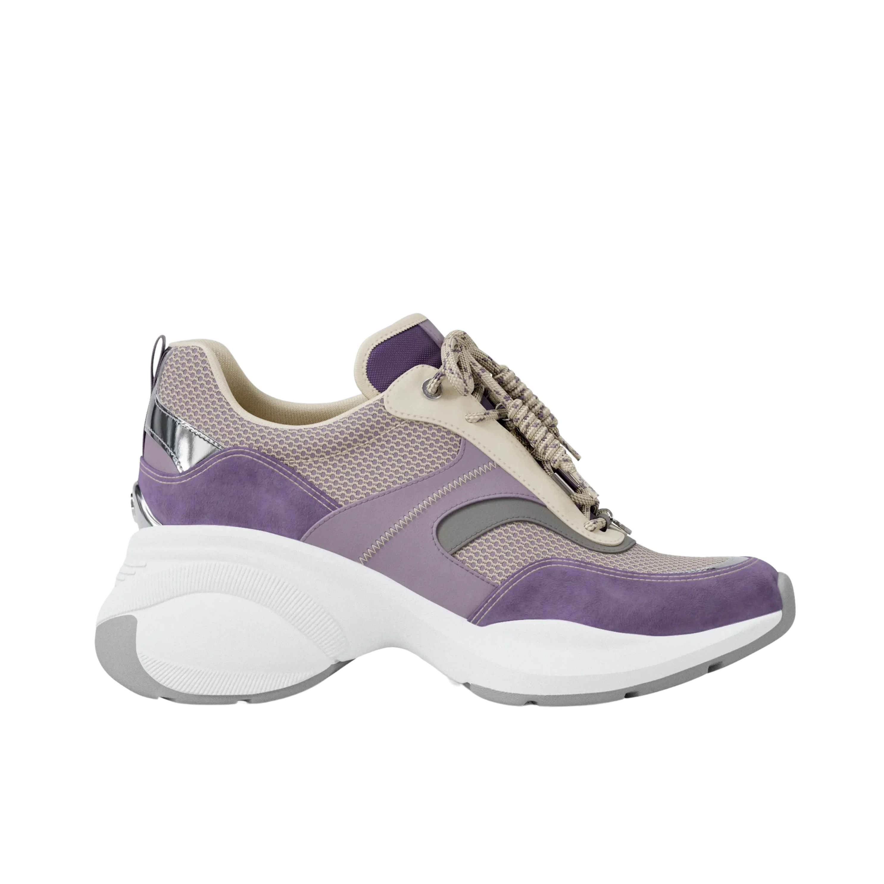 Michael Kors Women Kaia Mixed Media Trainer - Orchd Hz Multi