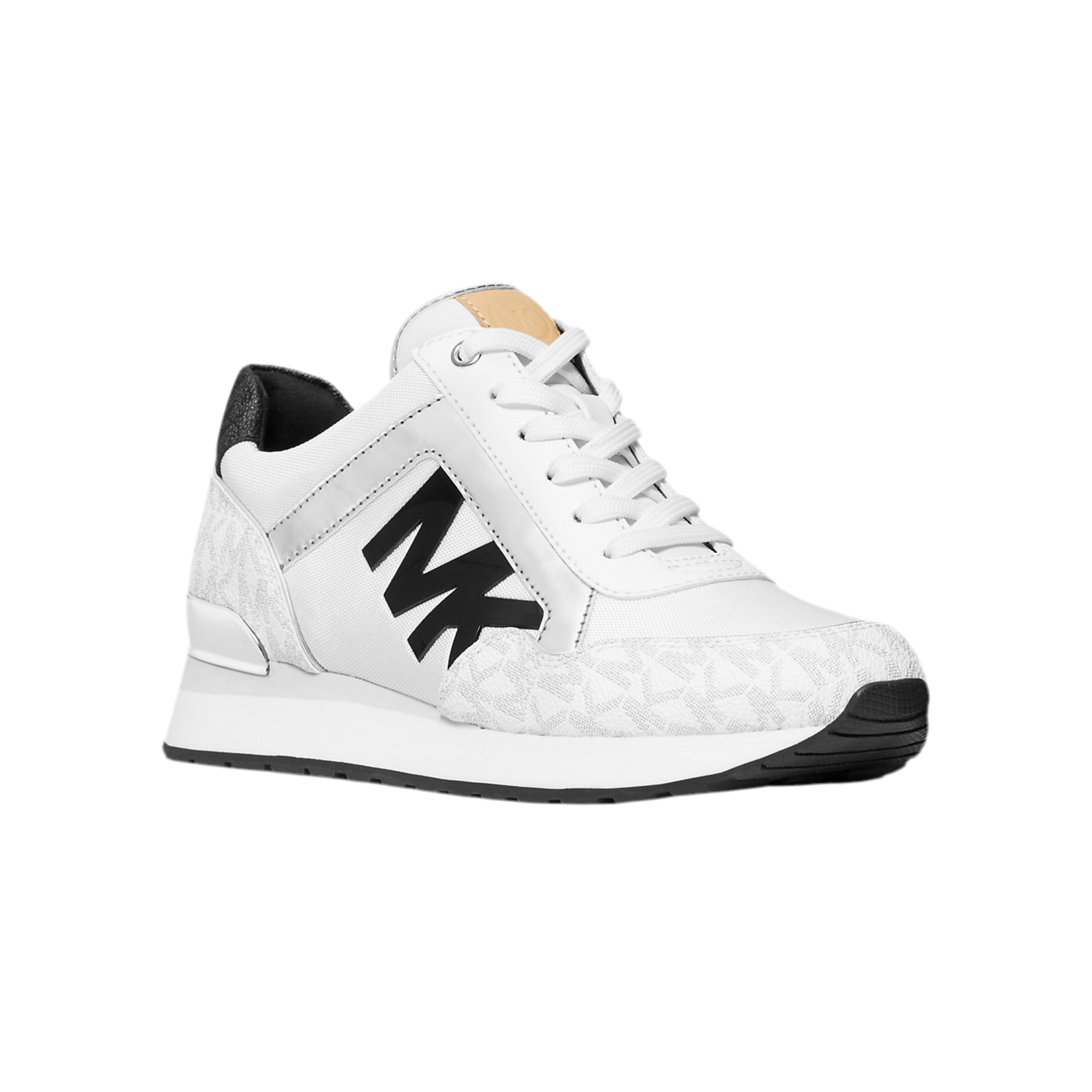 Michael Kors Women Maddy Logo Trainer - Bright White