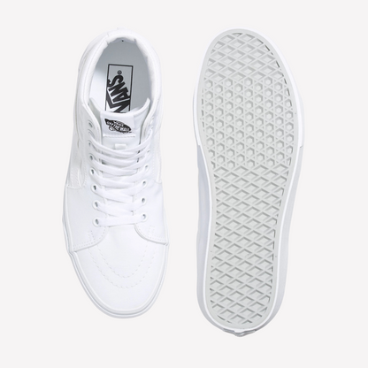 Vans Women Sk8-Hi Shoe - True White