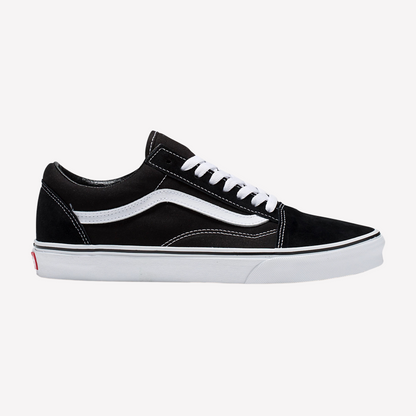 Vans Women Old Skool Shoe - Black White