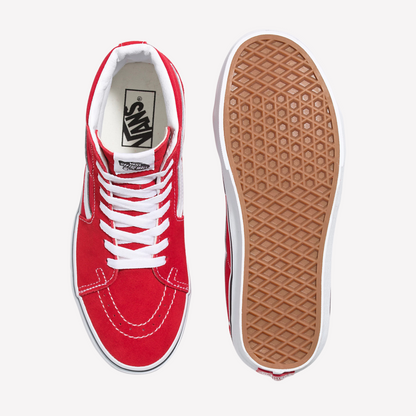 Vans Men's Sk8-Hi Shoe - Racing Red