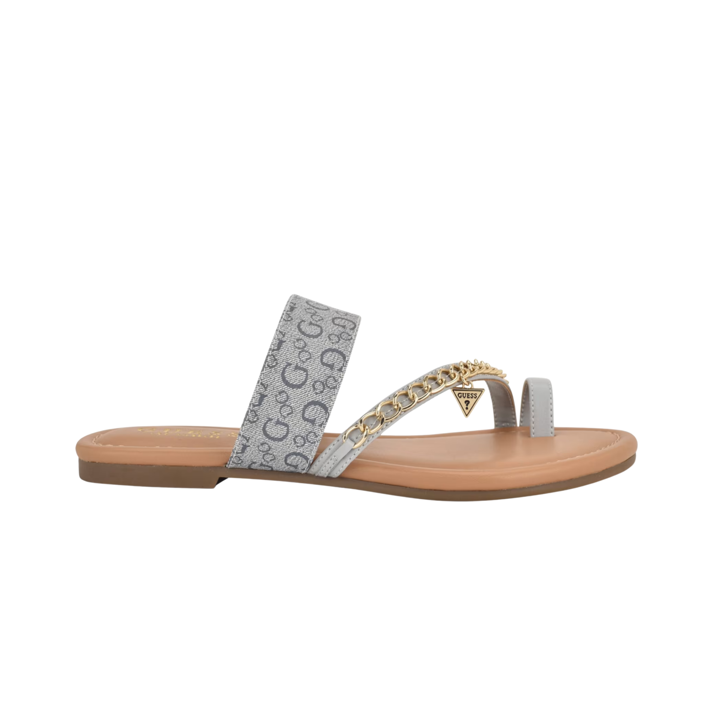 Guess Women Levvia Chain Sandals - Blue