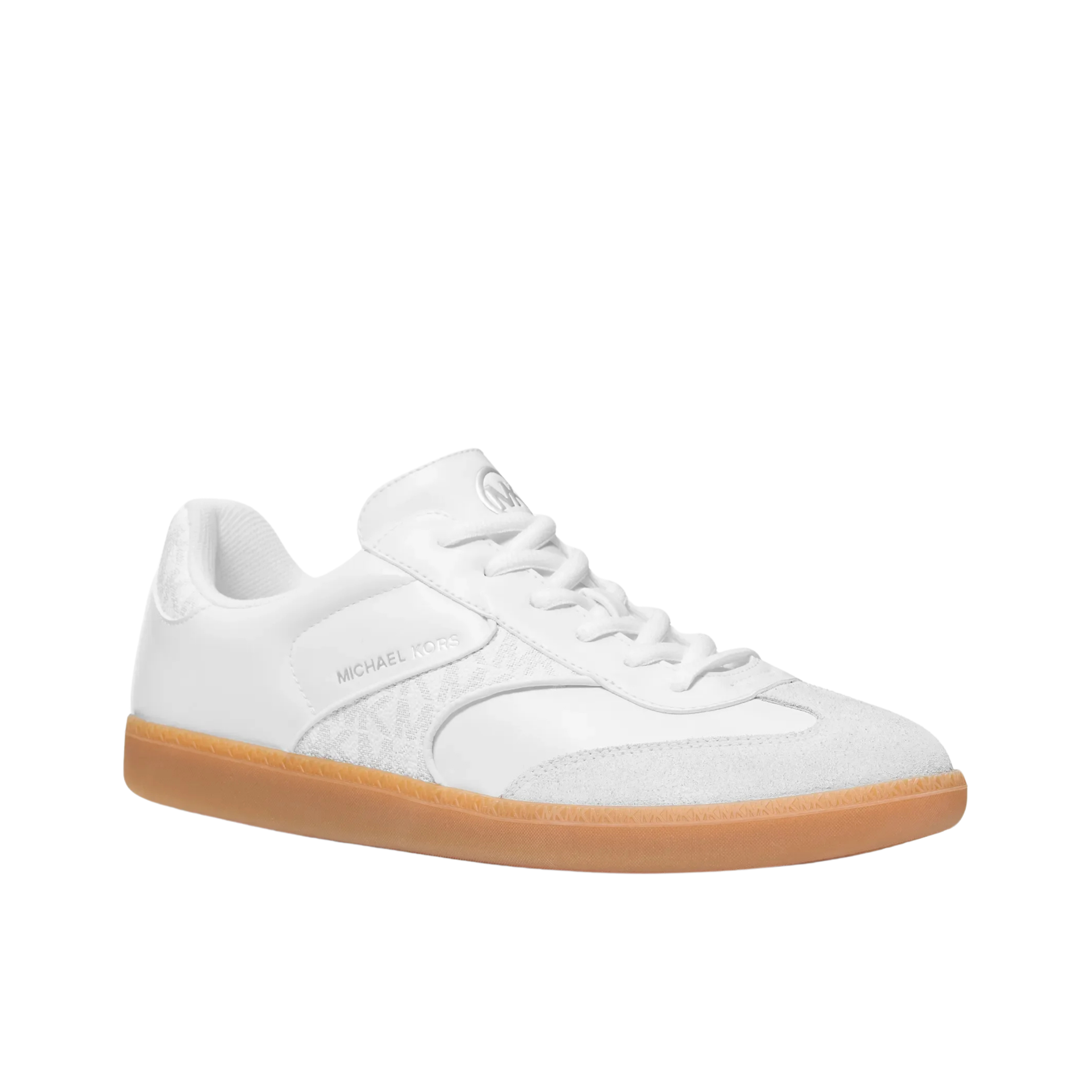 Michael Kors Men Benny Mixed Media Sneaker - Optic White