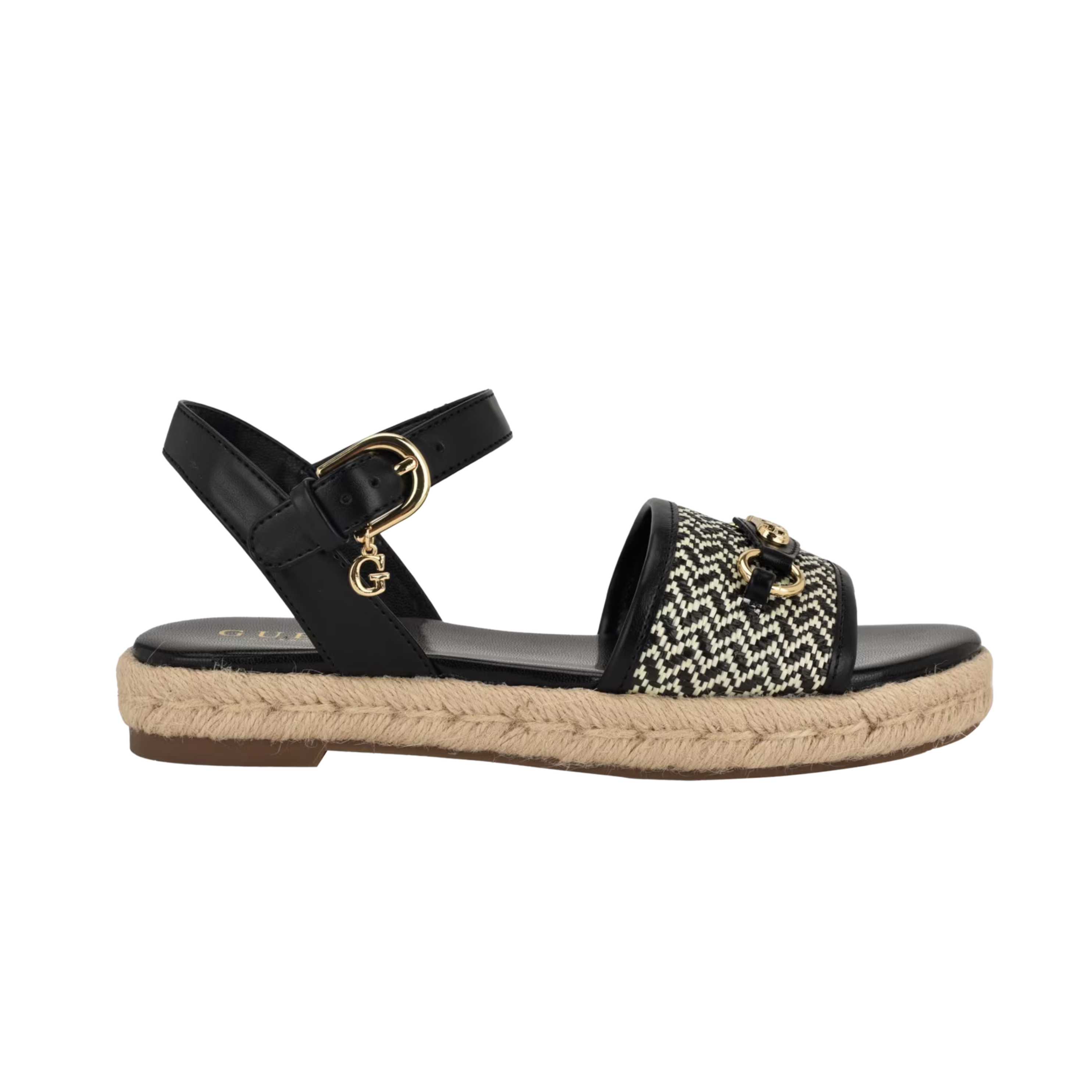 Guess Women Resssia Espadrille Sandals - Black