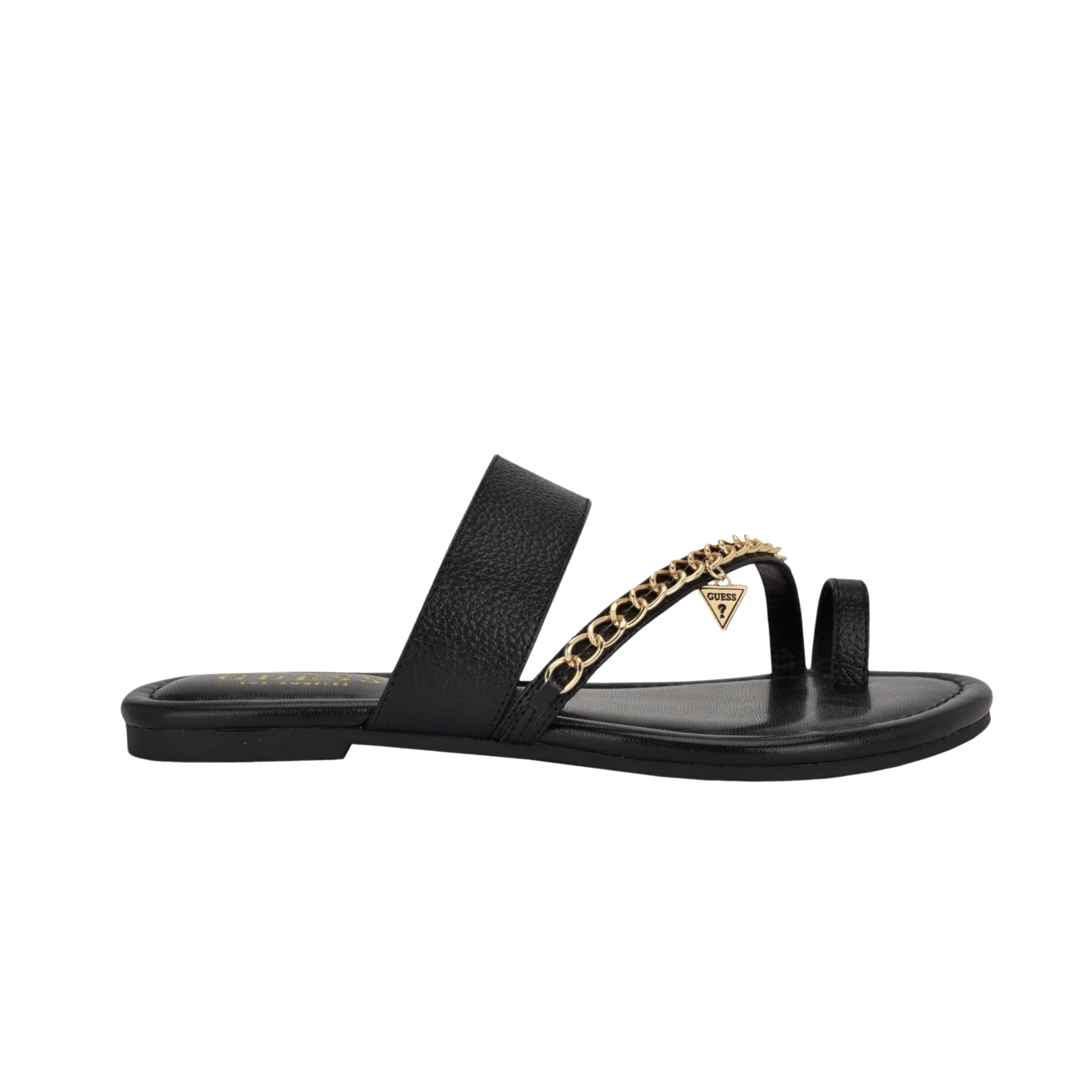 Guess Women Levvia Chain Sandals - Black