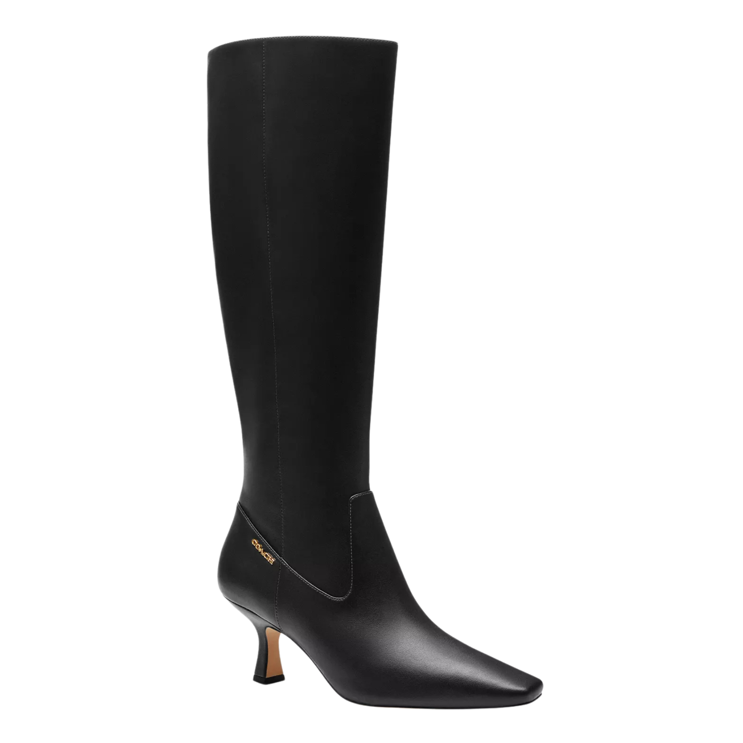 COACH Women's Kitten Heel Tall Boot - Black