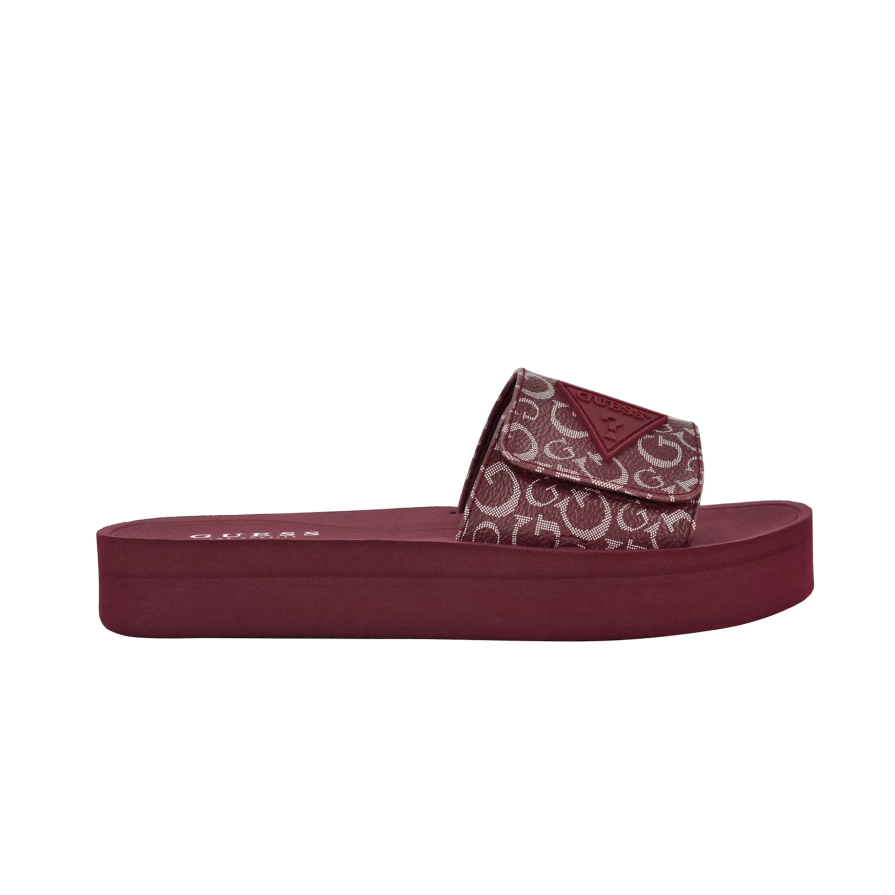 Guess Women Parties Logo Slides - Red