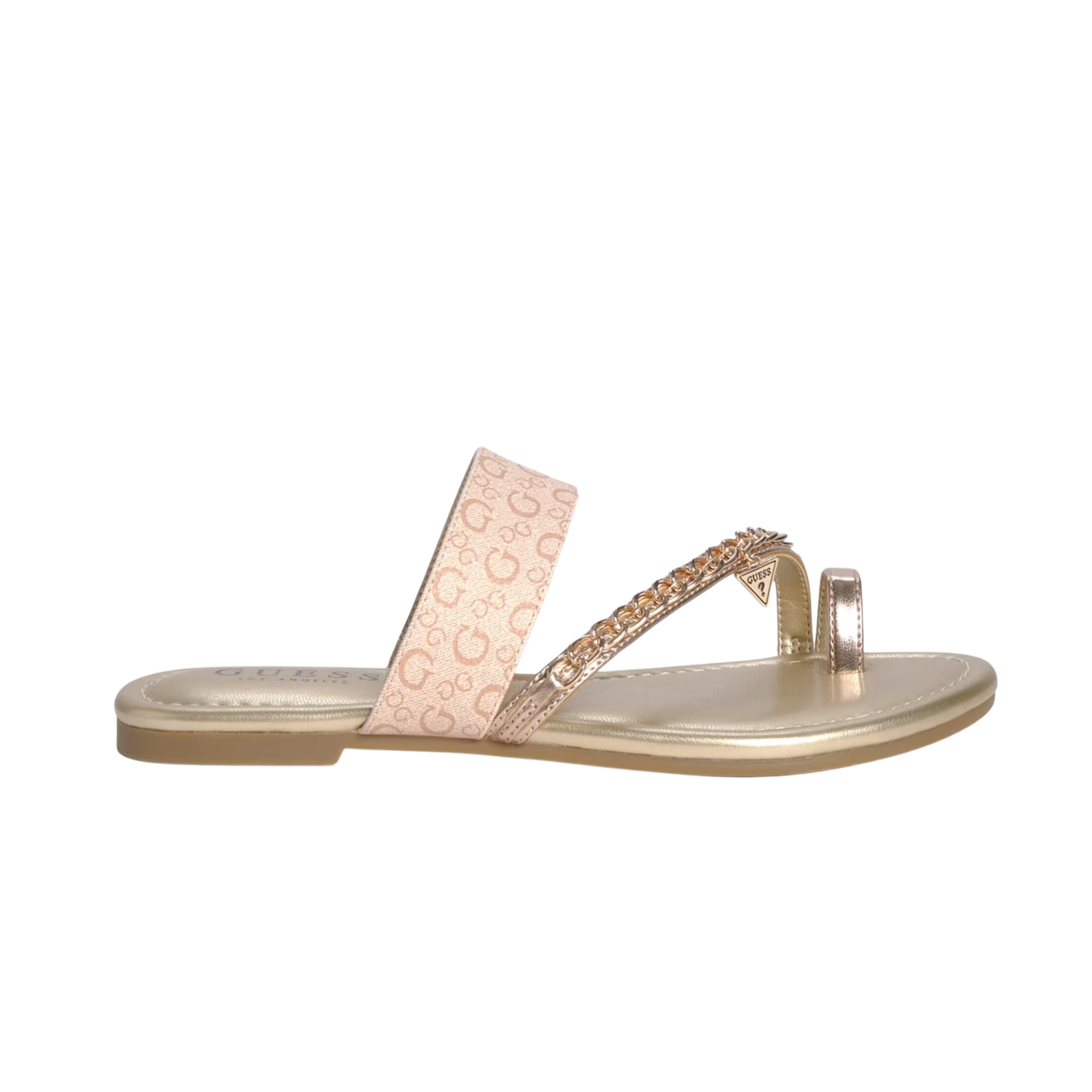 Guess Women Levvia Chain Sandals - Pink