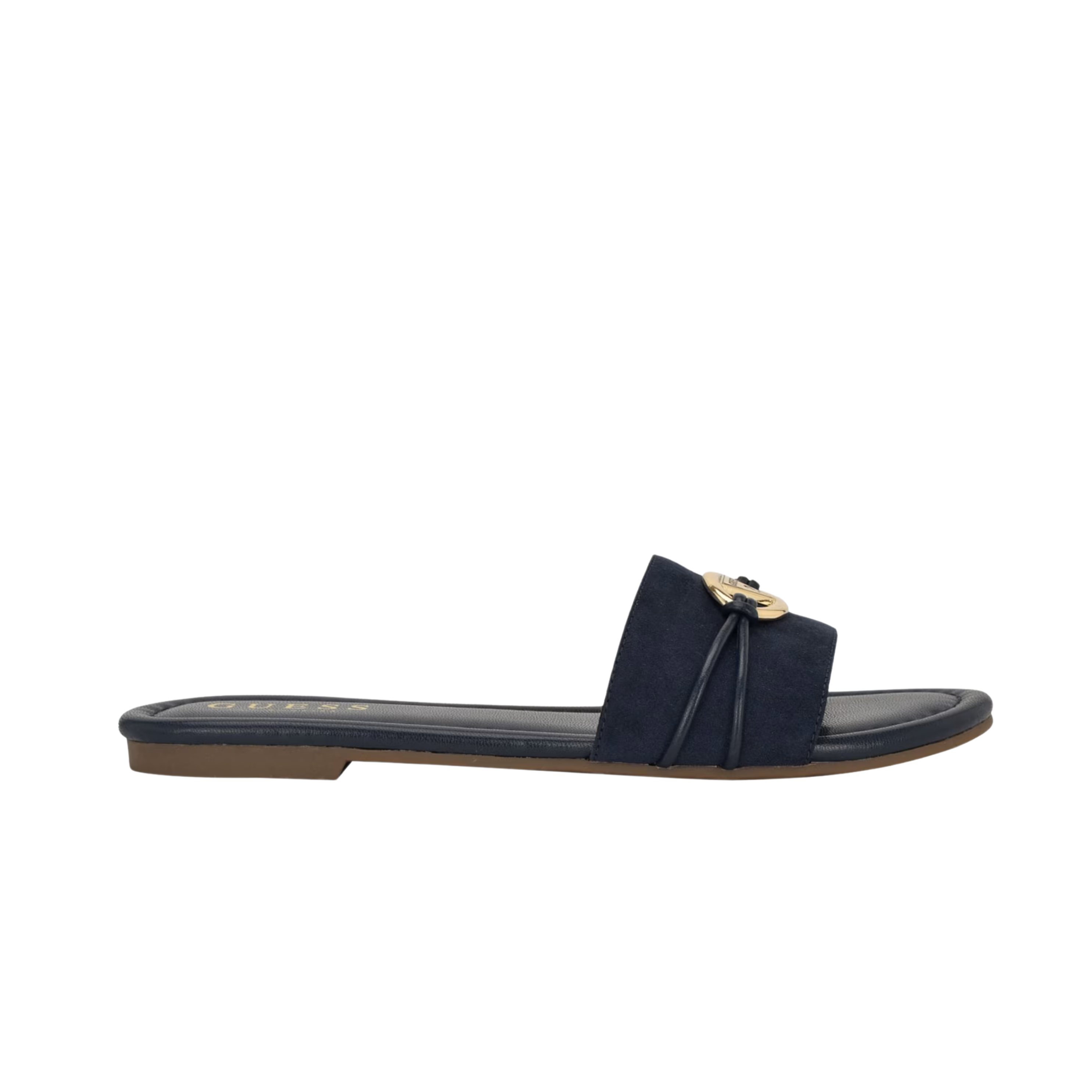 Guess Women Lynzy Logo Beach Slides - Blue