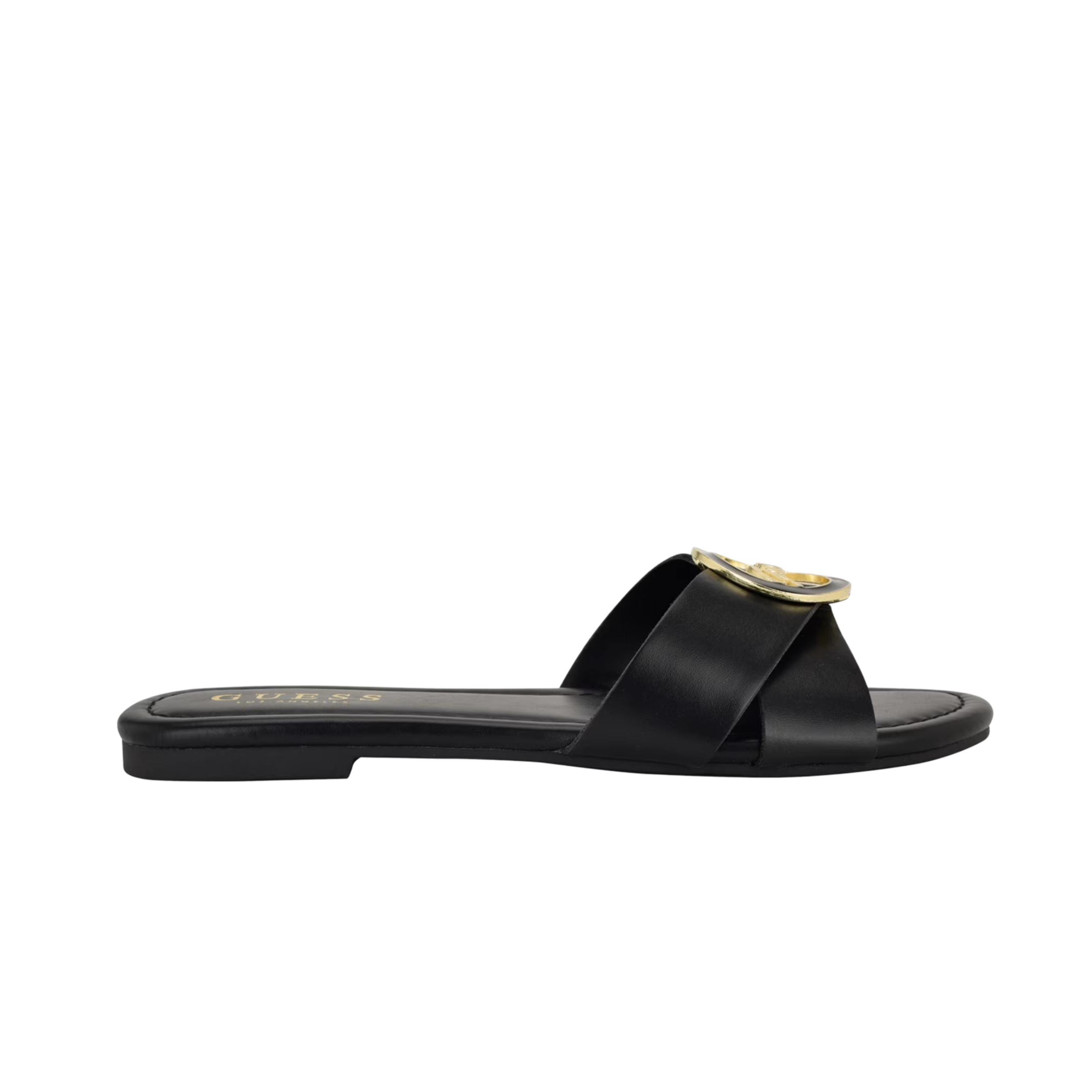 Guess Women Lydia Signature Slide Sandals - Black