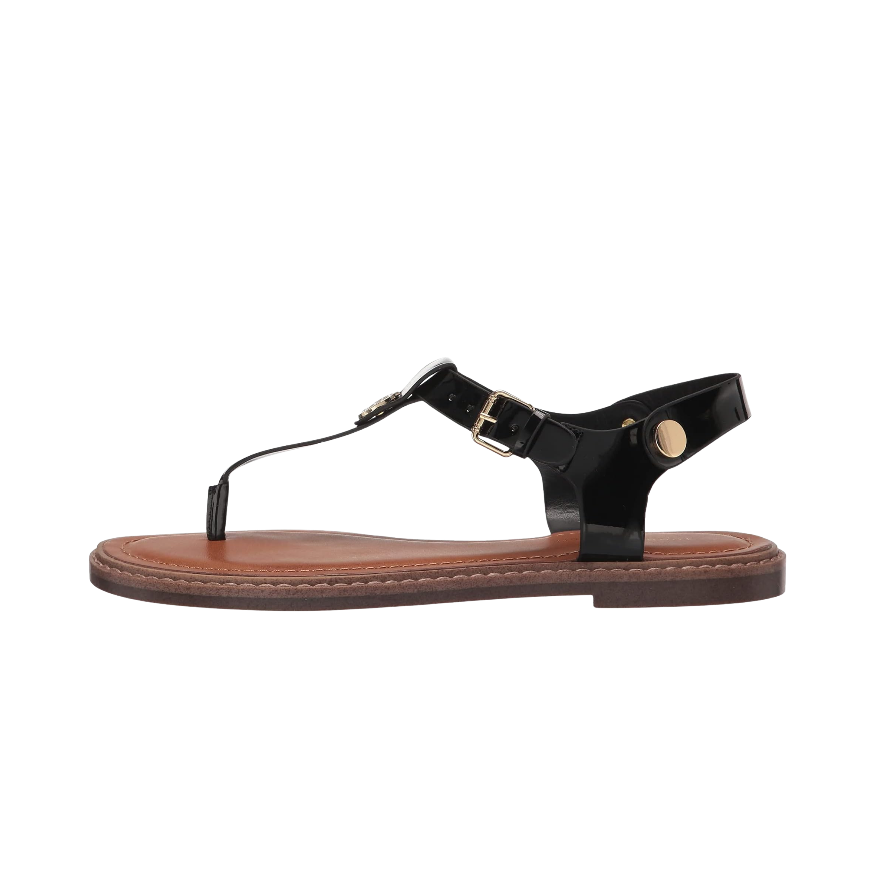 Tommy Hilfiger Women Bennia Sandal -  Black Patent