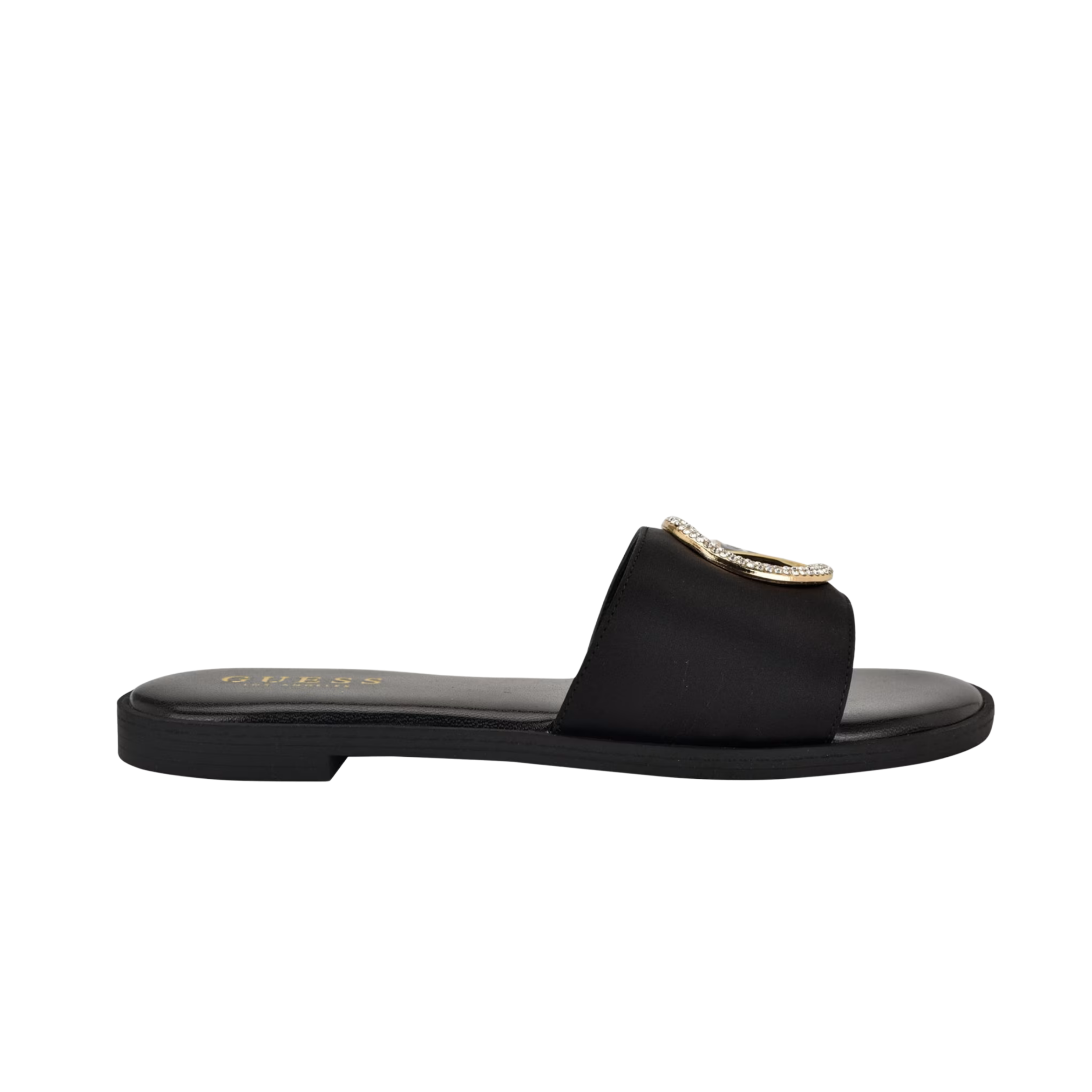 Guess Women Mirria Embellished Slide Sandals - Black