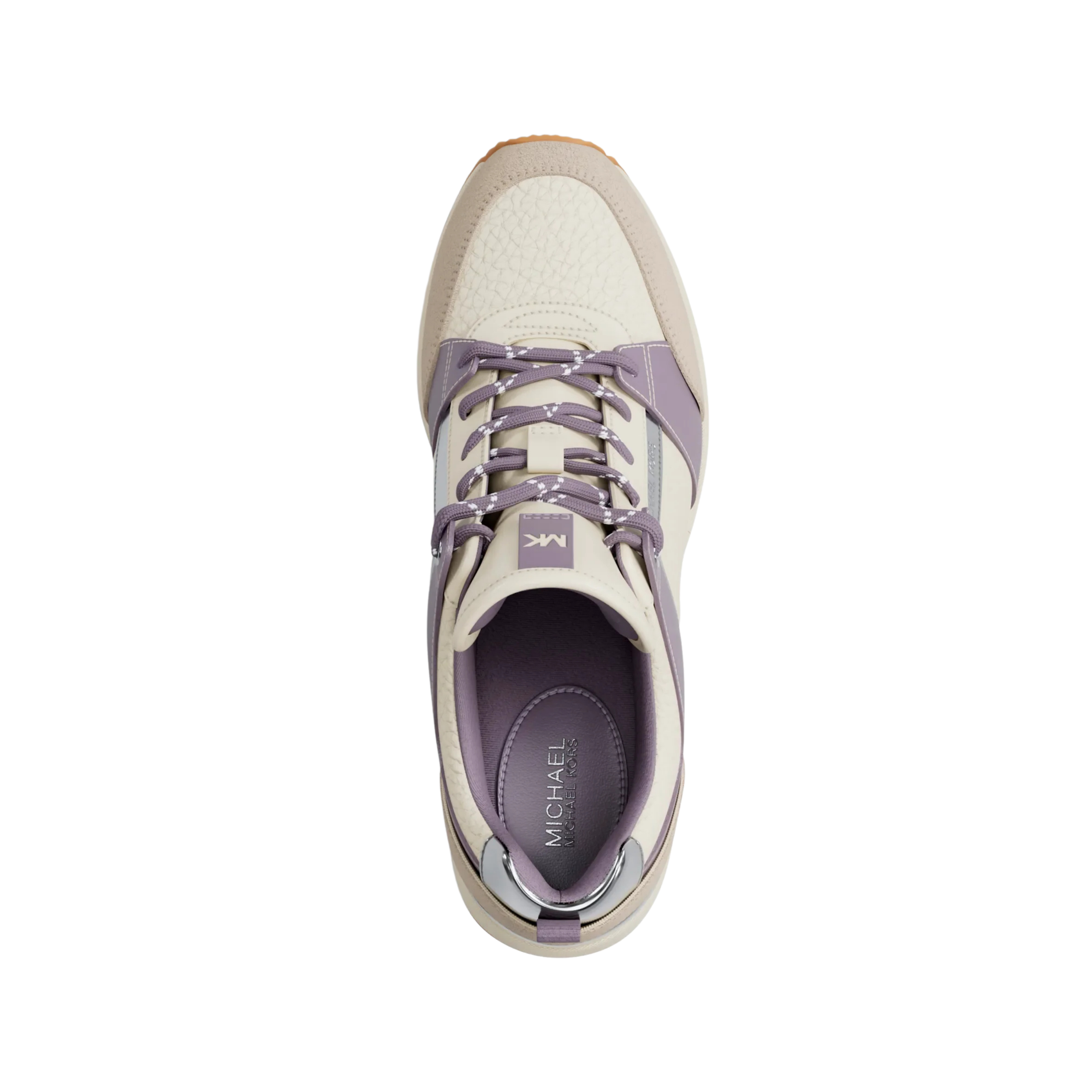 Michael Kors Women Georgie Mixed Media Trainer - Lilac
