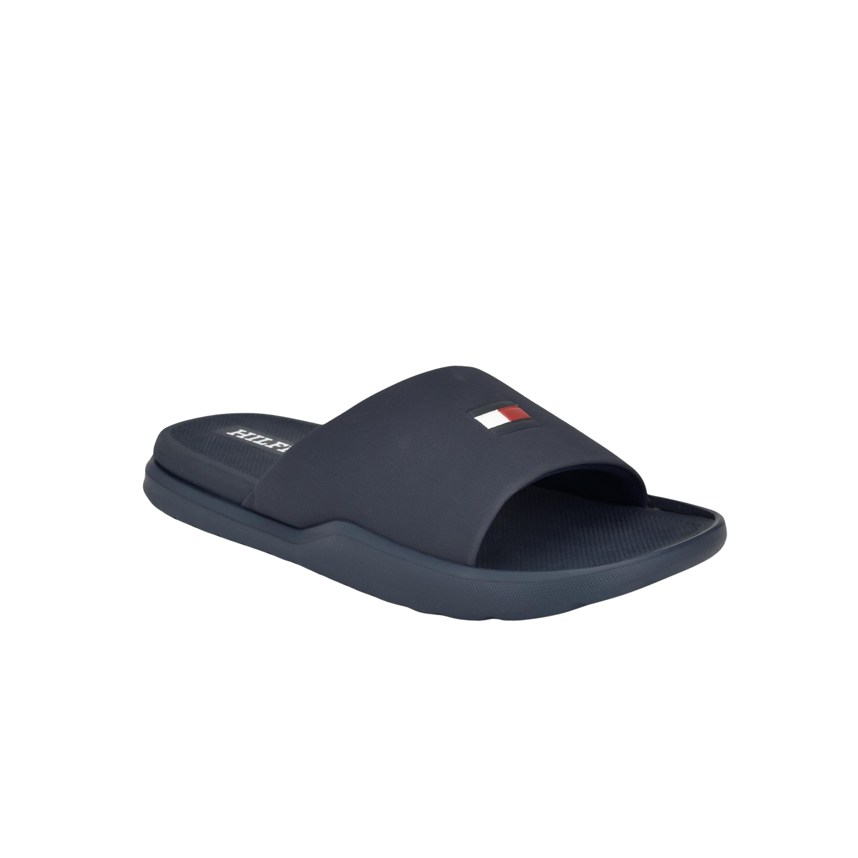 Tommy Hilfiger Men Marmo Slide Sandals - Navy Blue