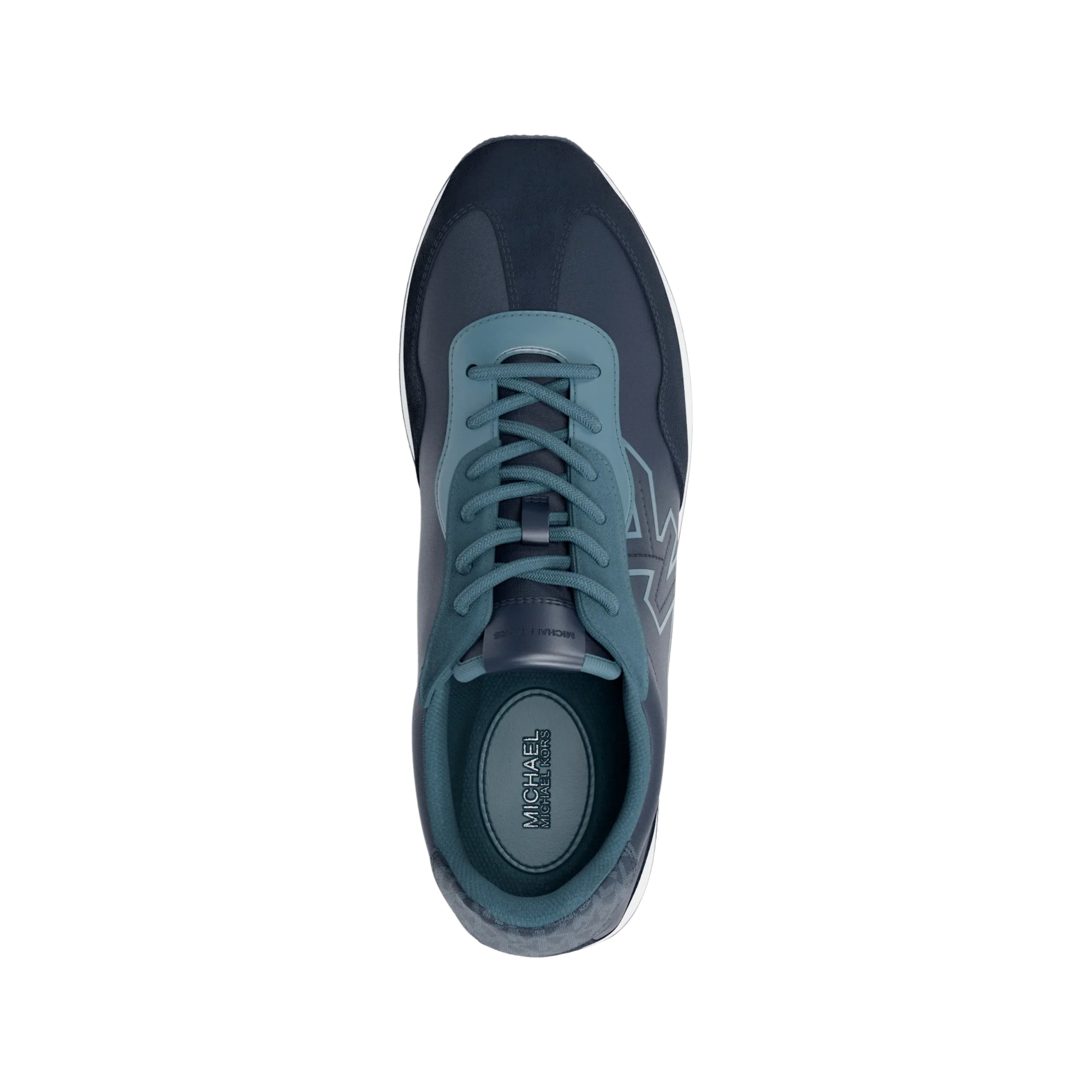 Michael Kors Men Essex Mixed Media Trainer - Cornflower
