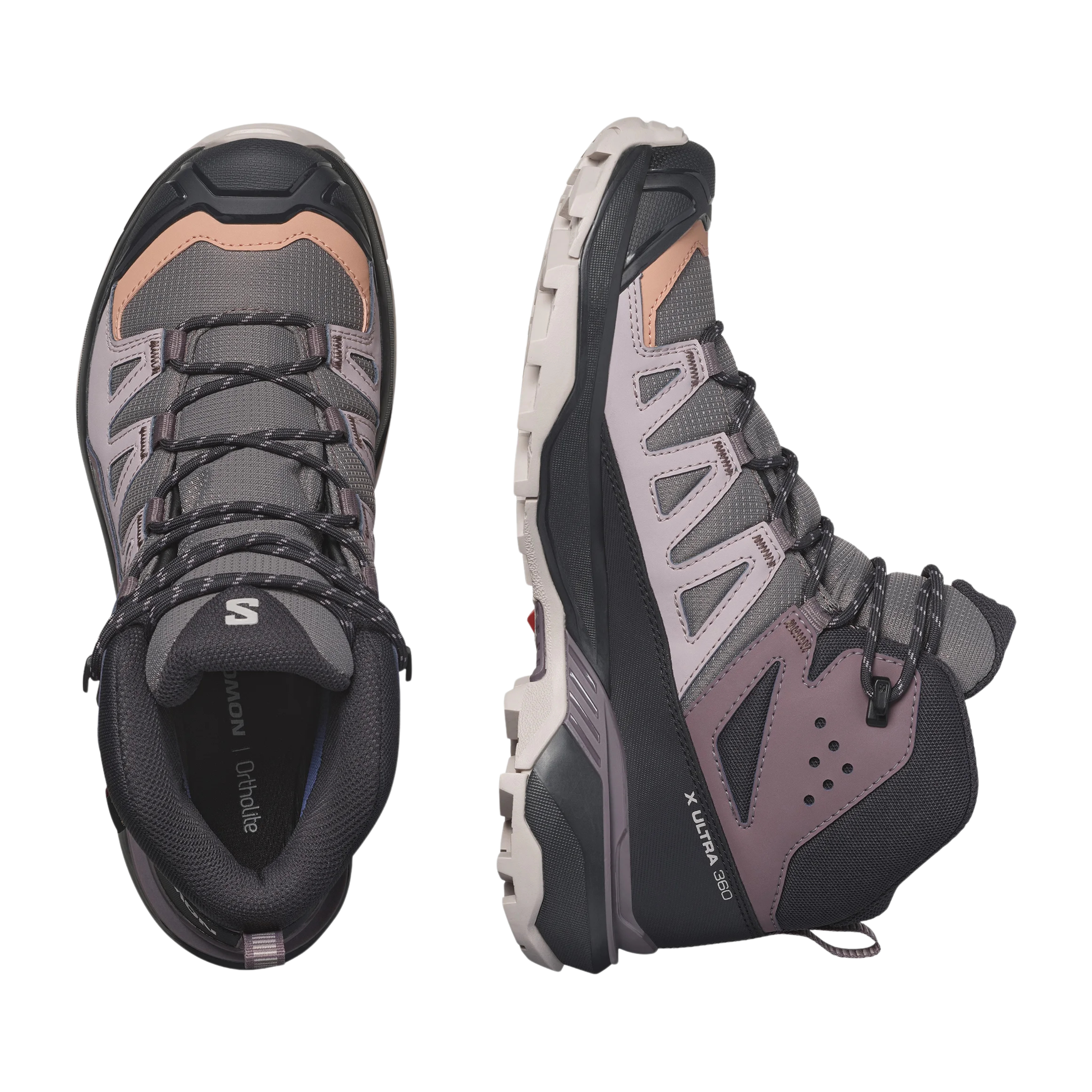 Salomon Women X Ultra 360 Mid Gore-Tex - Plum Kitten Phantom