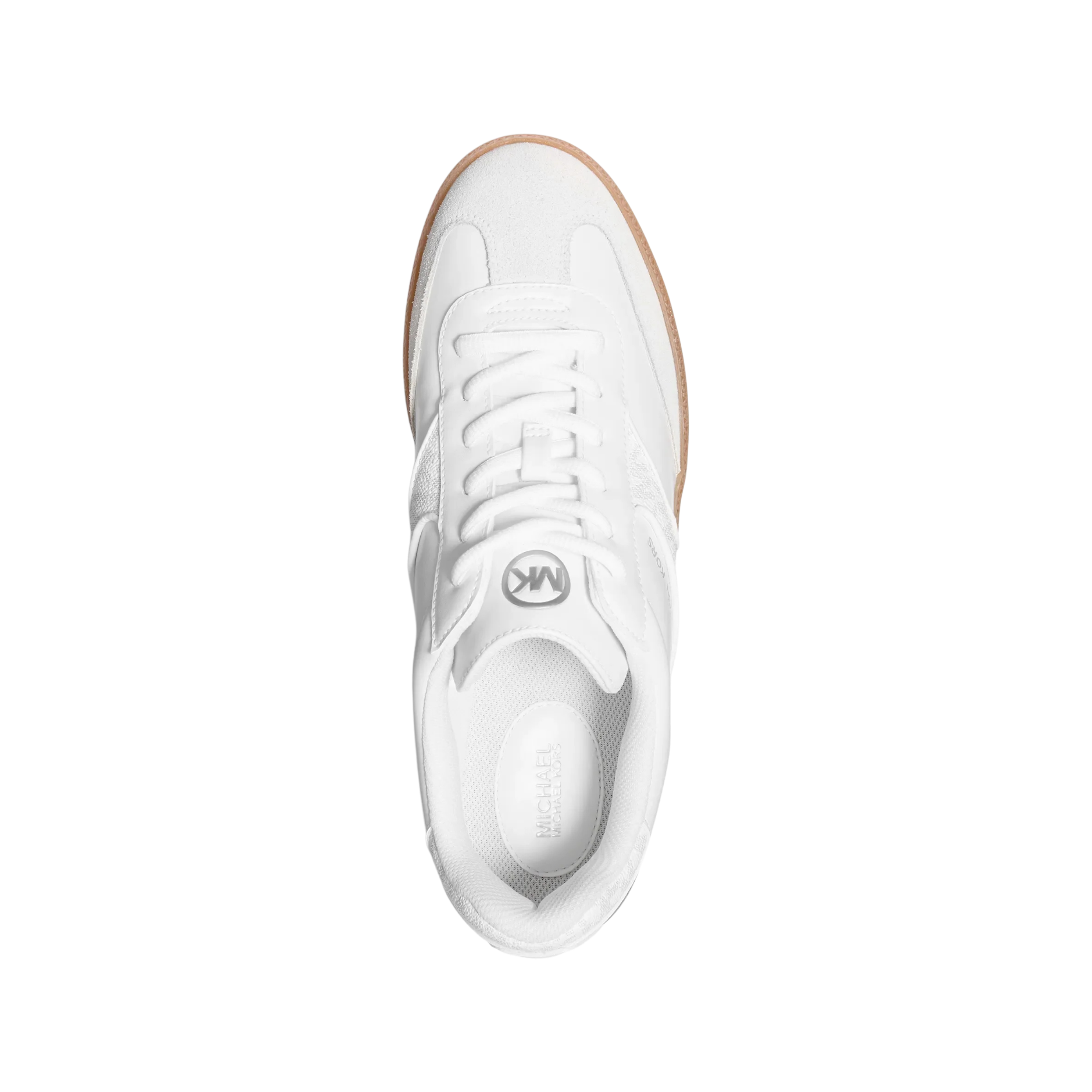 Michael Kors Men Benny Mixed Media Sneaker - Optic White