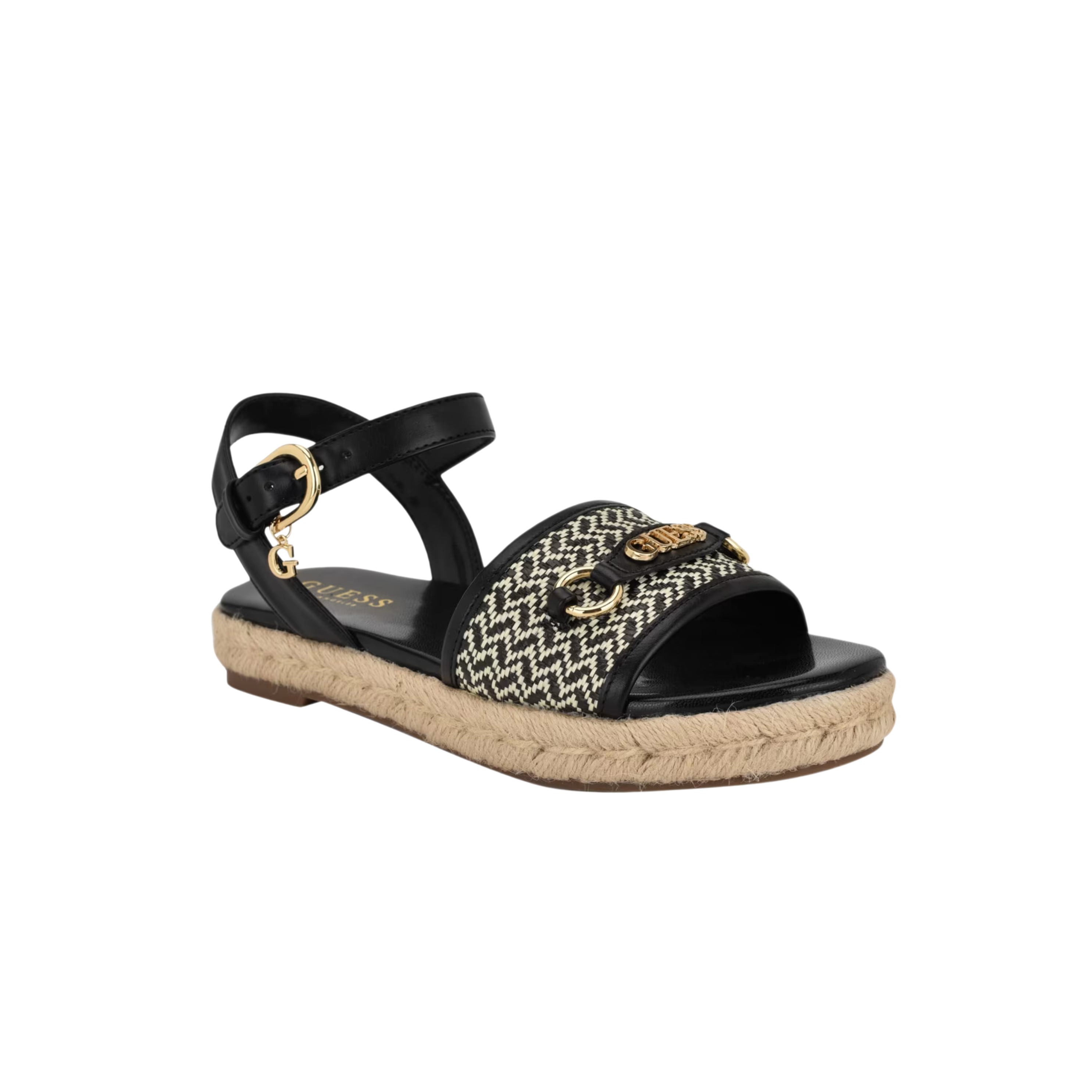 Guess Women Resssia Espadrille Sandals - Black