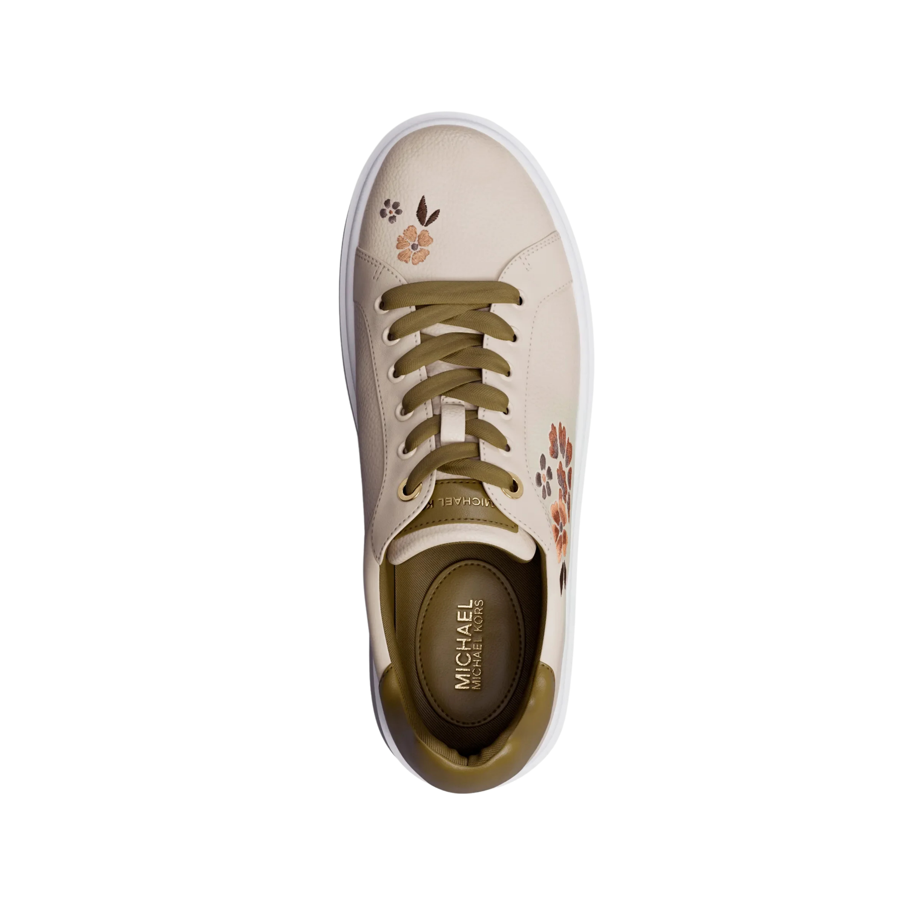 Michael Kors Women Romey Embellished Platform Sneaker - Cream Multi