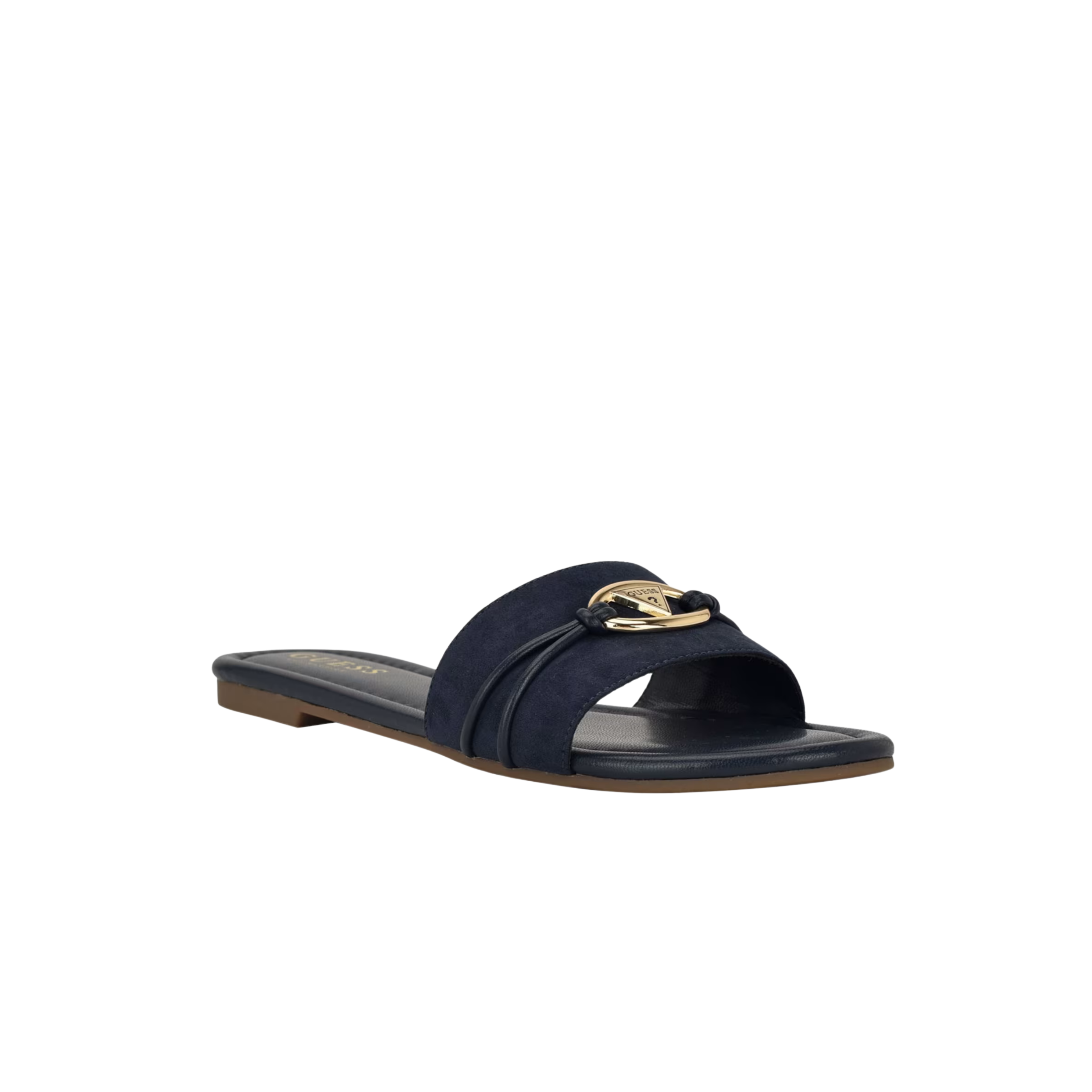 Guess Women Lynzy Logo Beach Slides - Blue