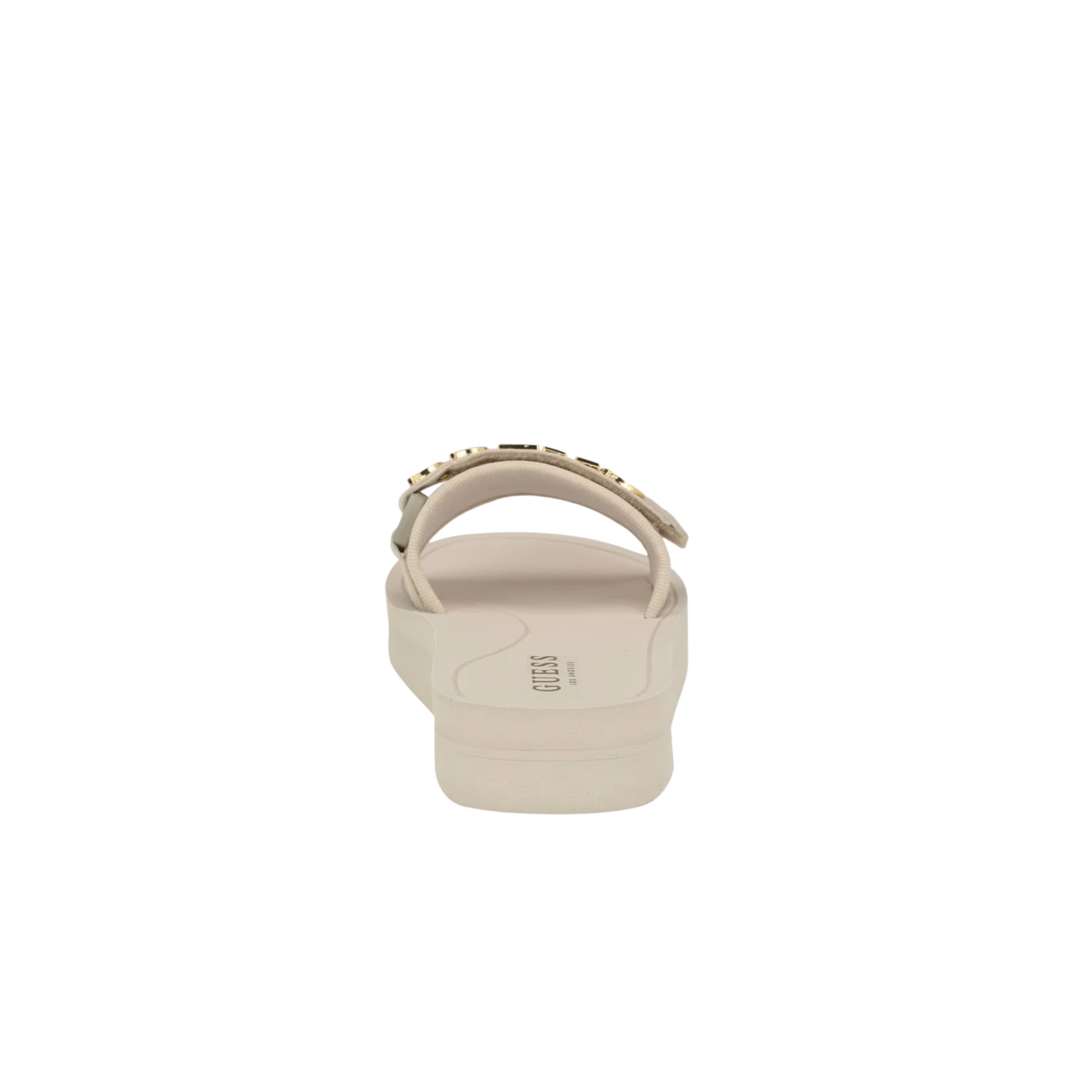 Guess Women Peers Logo Slide Sandals - Off White