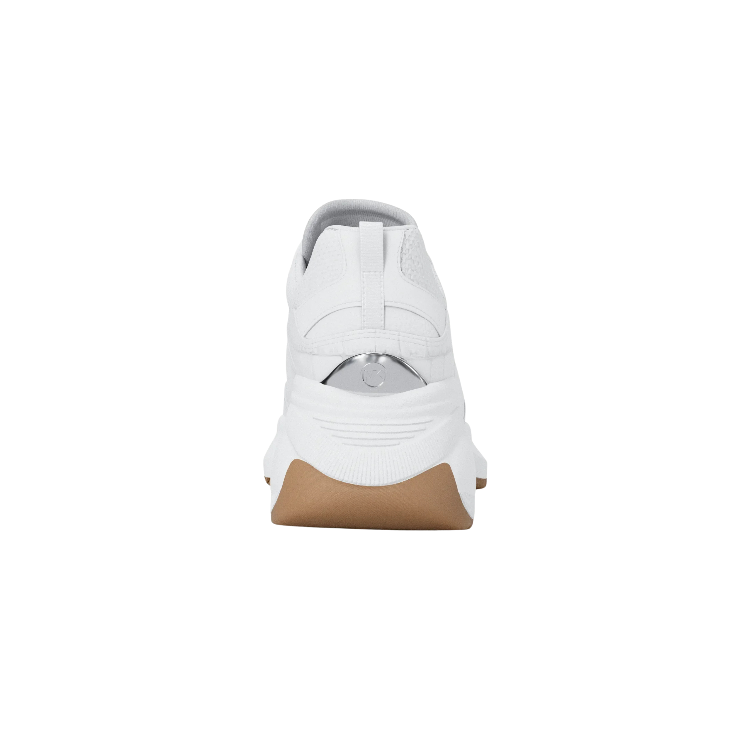 Michael Kors Women Kaia Mixed Media Trainer - Optic White