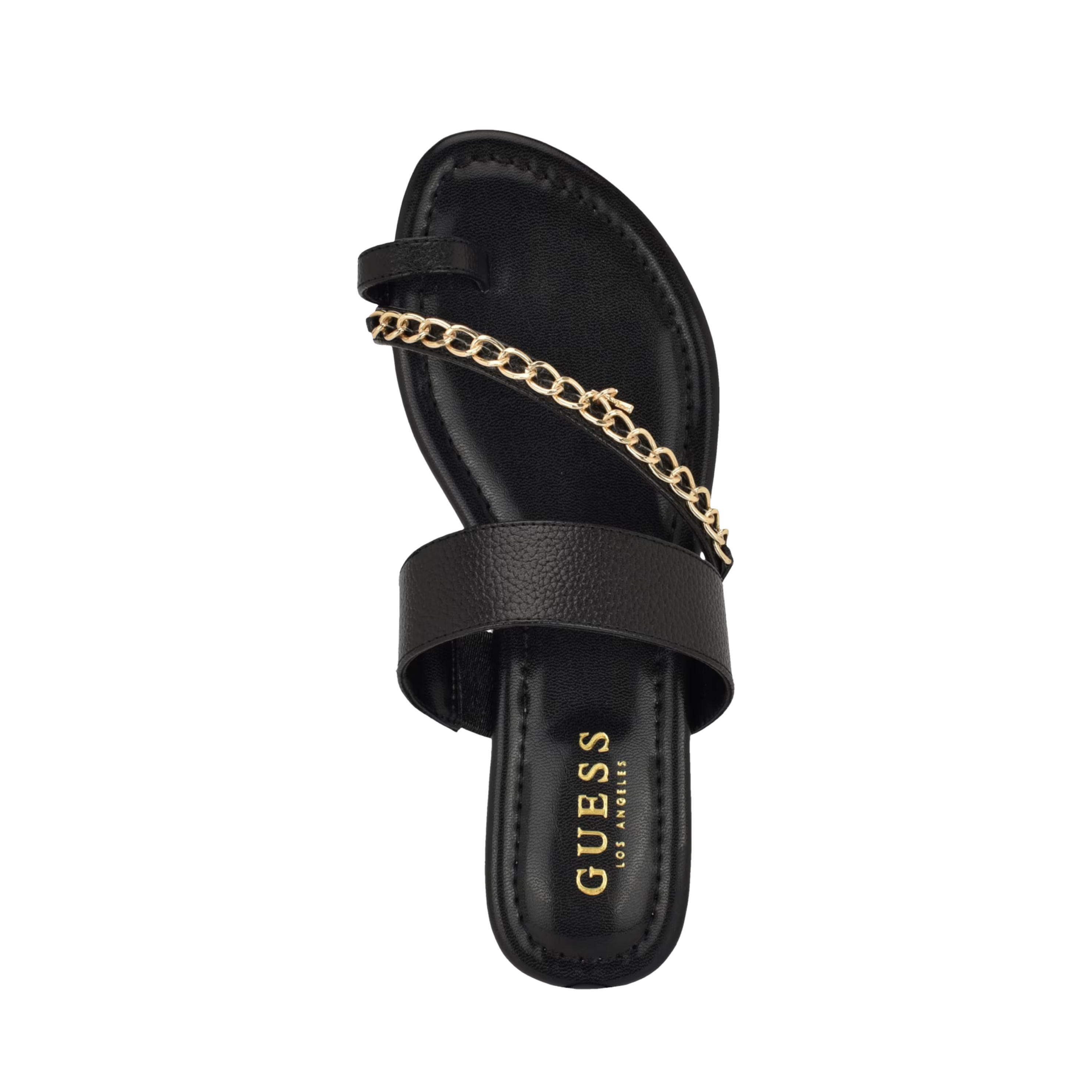 Guess Women Levvia Chain Sandals - Black