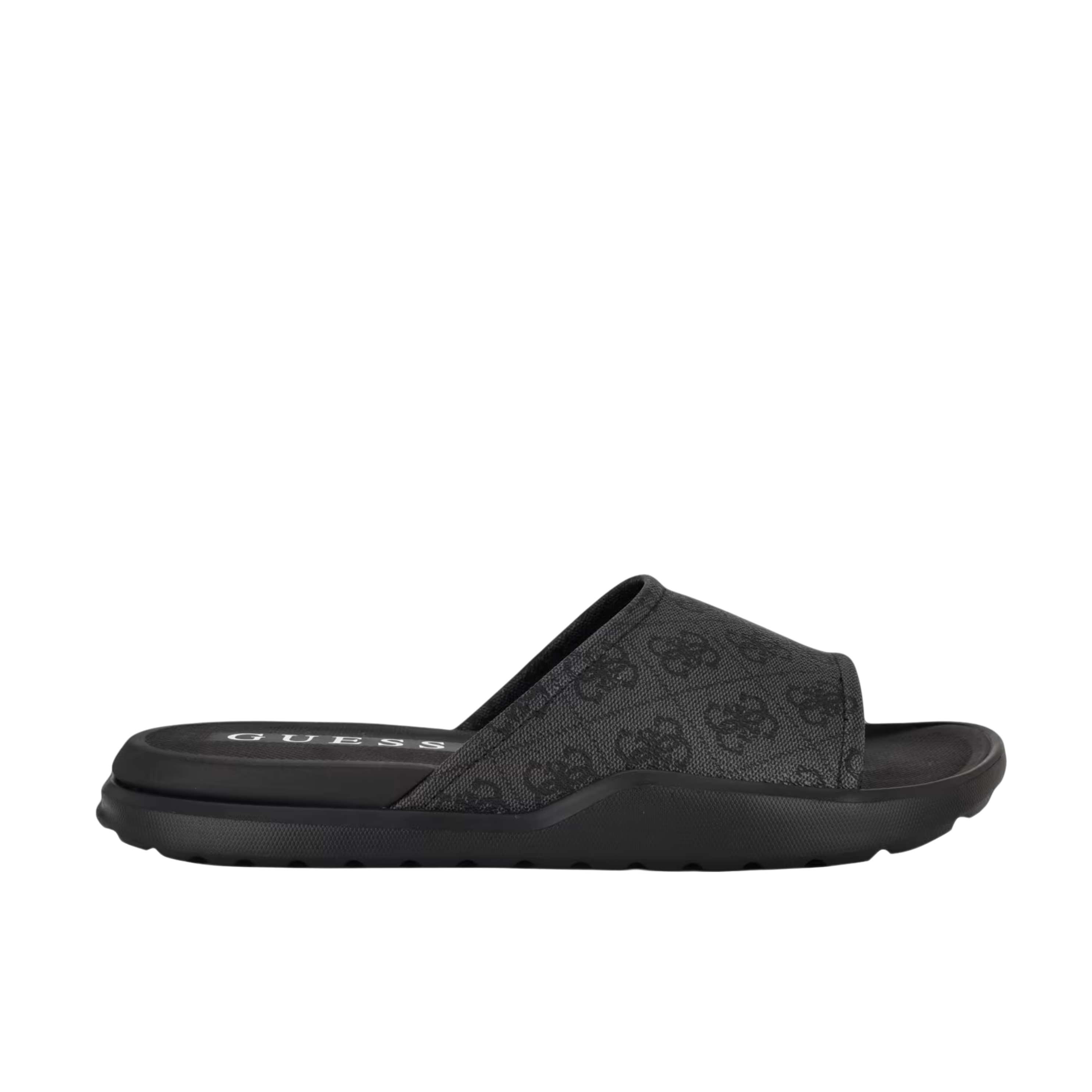 Guess Men Magaria Quattro G Slide Sandals - Dark Grey