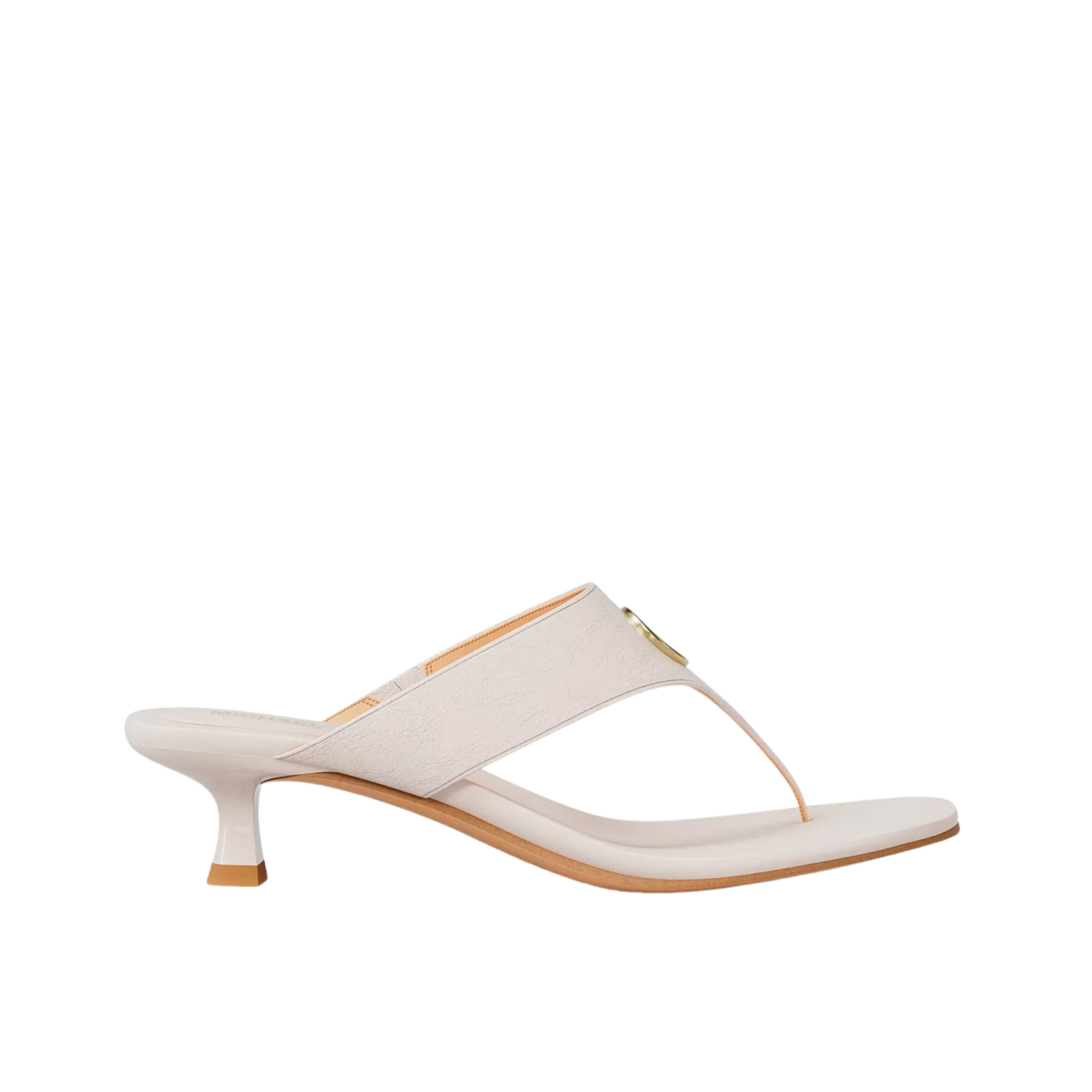 Michael Kors Women Anneka Patent Thong Sandal - LT Cream