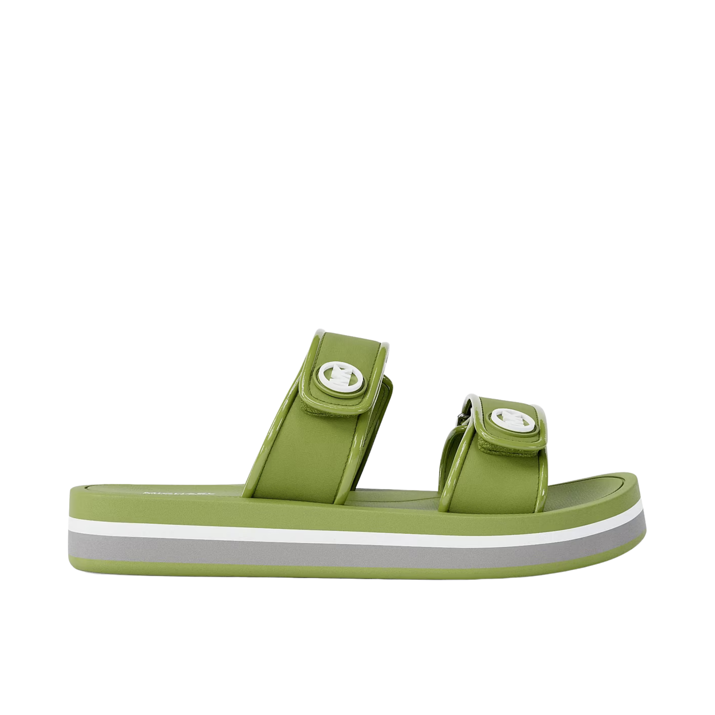 Michael Kors Women Foster Scuba Slide Sandal - Lime