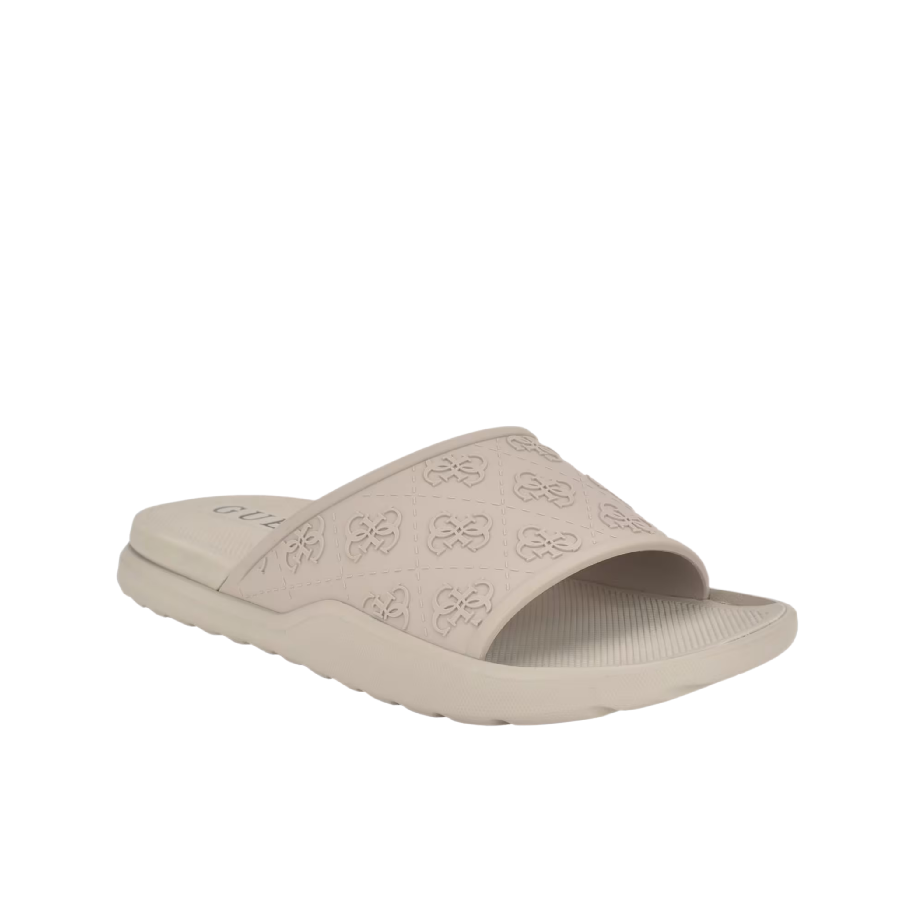 Guess Men Magaria Quattro G Slide Sandals - Light Grey